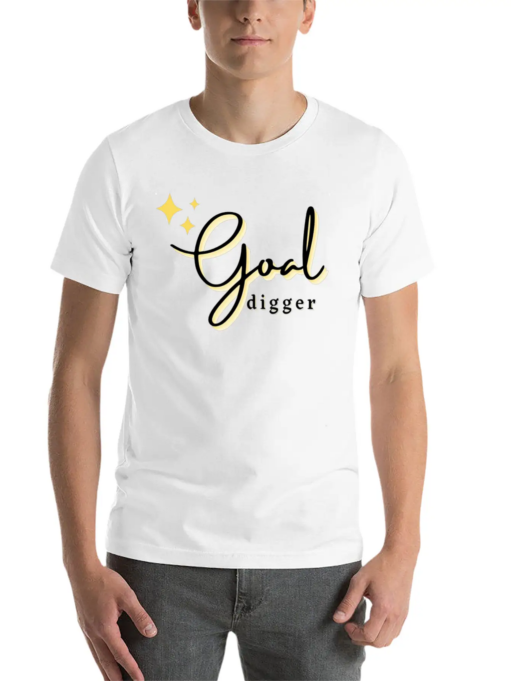 Goal Digger Breathable Soft Cotton T-Shirt – Timeless Casual Look