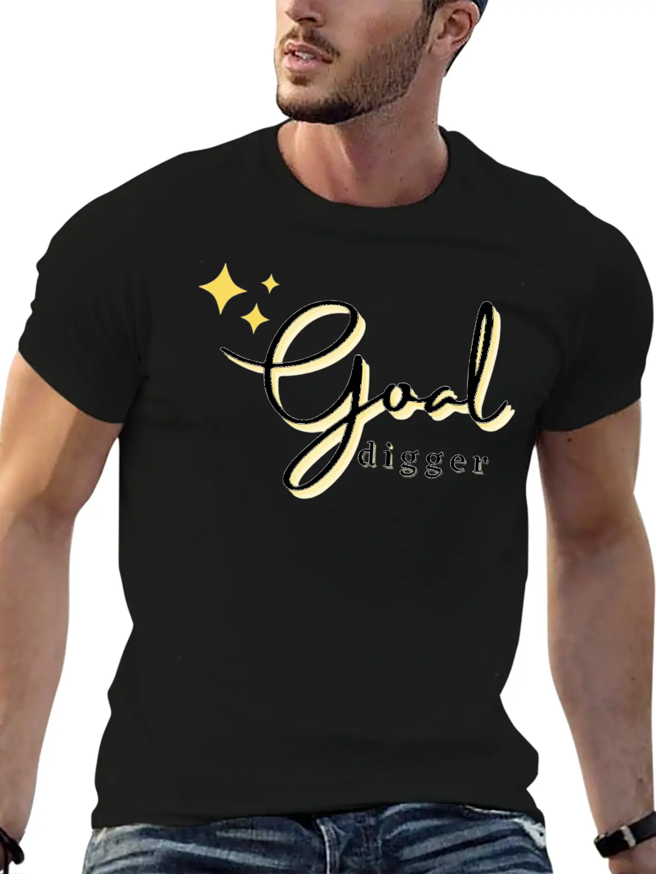 Goal Digger Breathable Soft Cotton T-Shirt – Timeless Casual Look