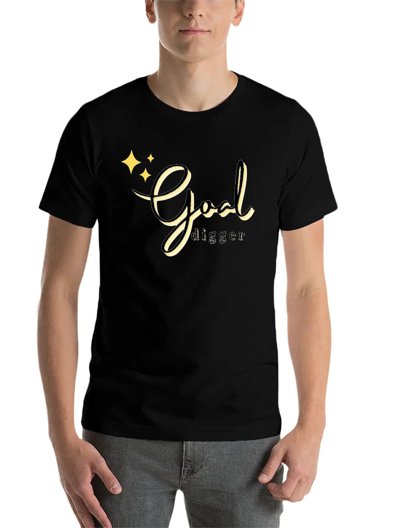 Goal Digger Breathable Soft Cotton T-Shirt – Timeless Casual Look