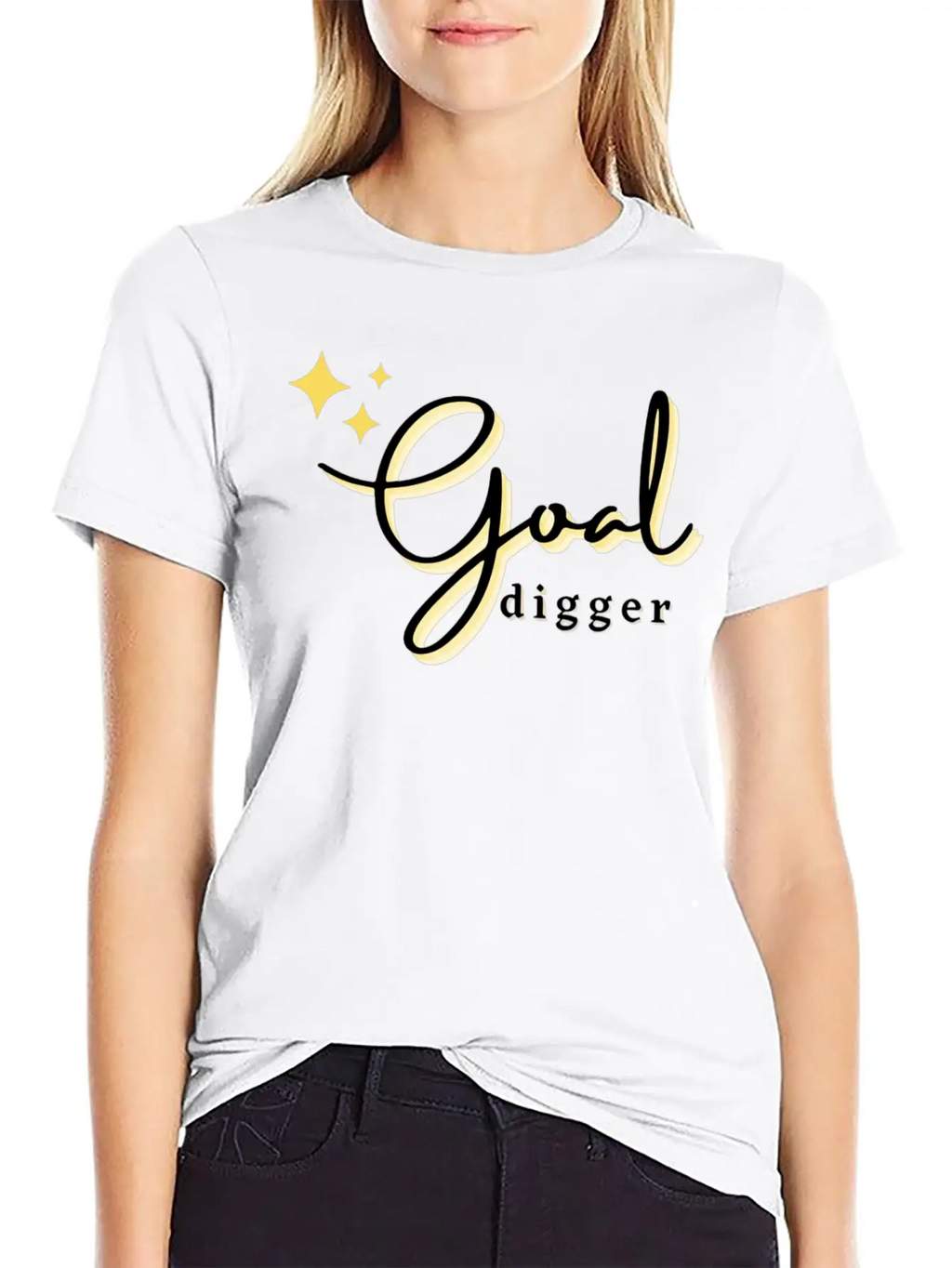 Goal Digger Breathable Soft Cotton T-Shirt – Timeless Casual Look