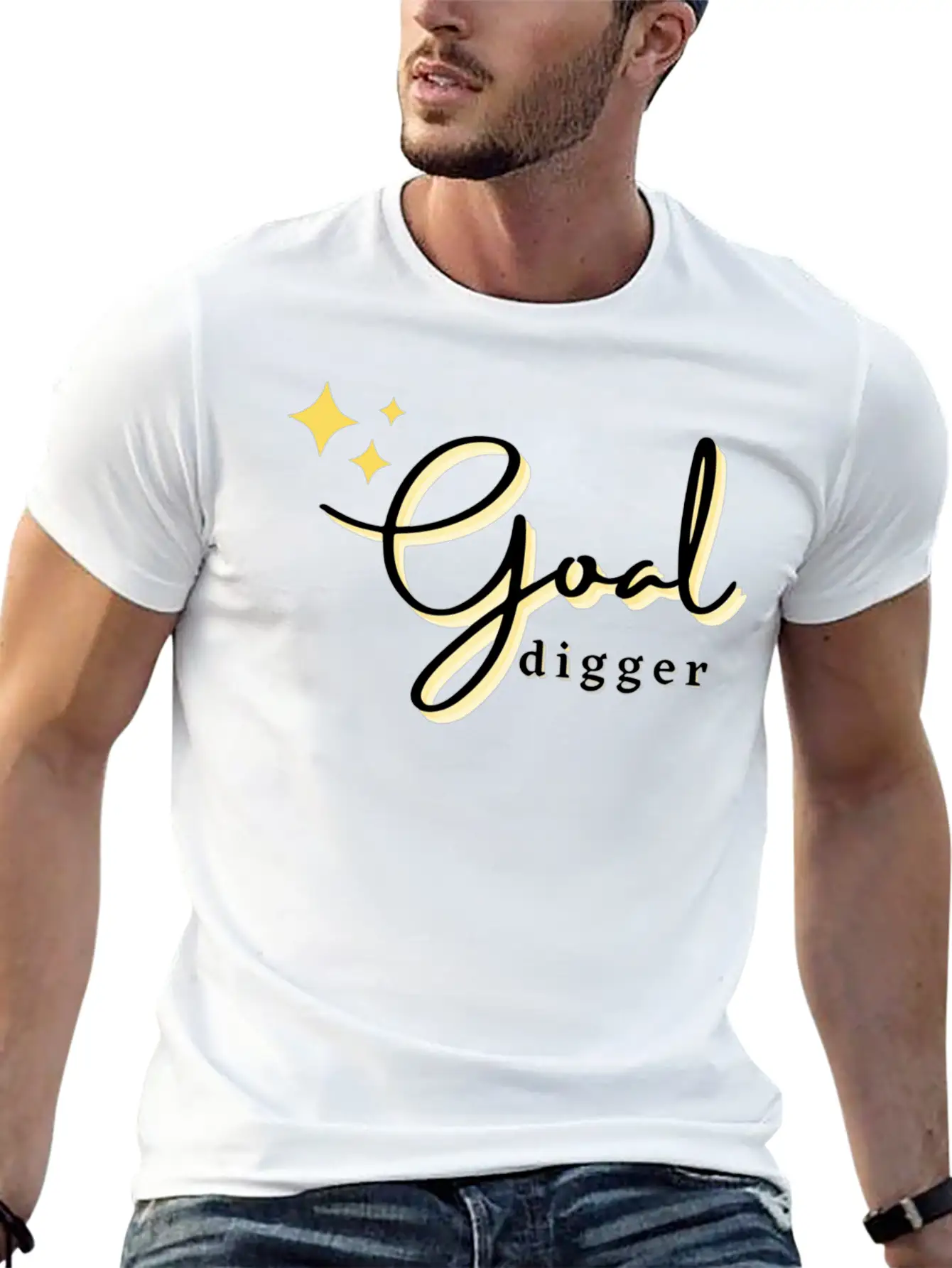 Goal Digger Breathable Soft Cotton T-Shirt – Timeless Casual Look