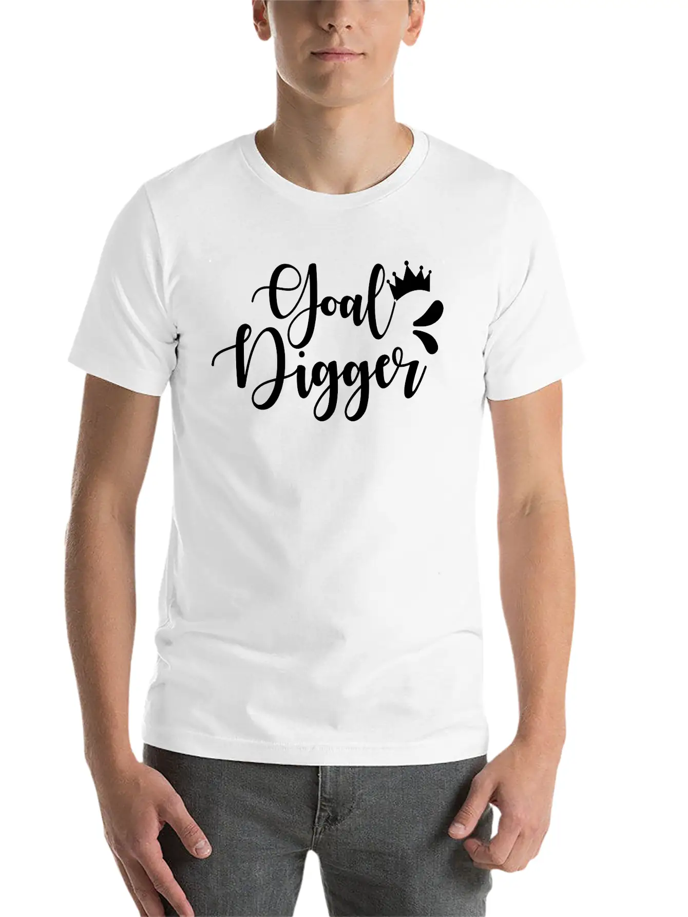 Goal Digger Timeless Short Sleeve Tee – Comfy And Minimalist Design