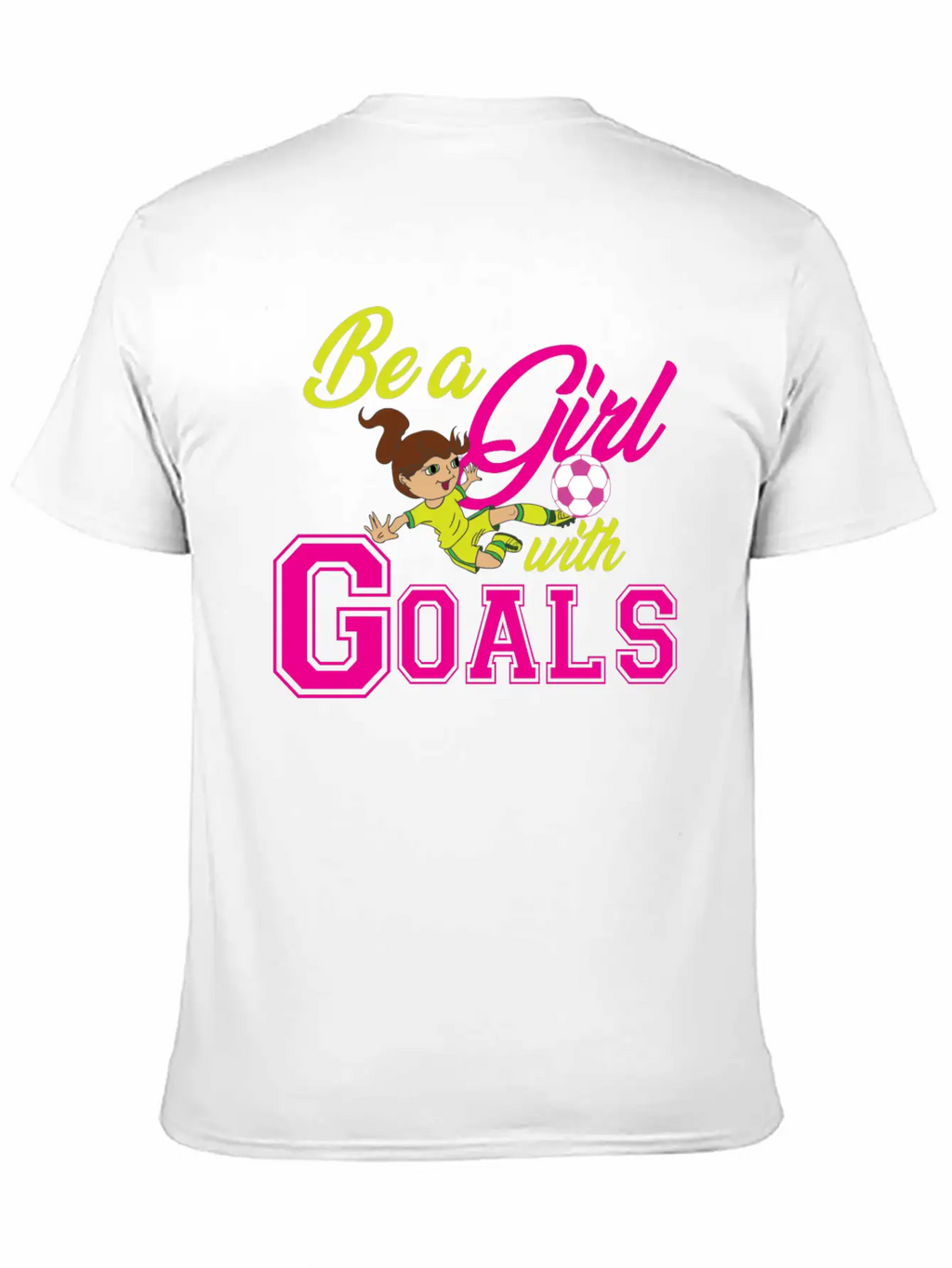 Goal Girl Soccer Footballer Winner Woman Classic Cotton Tee – Unisex Comfort For Any Season