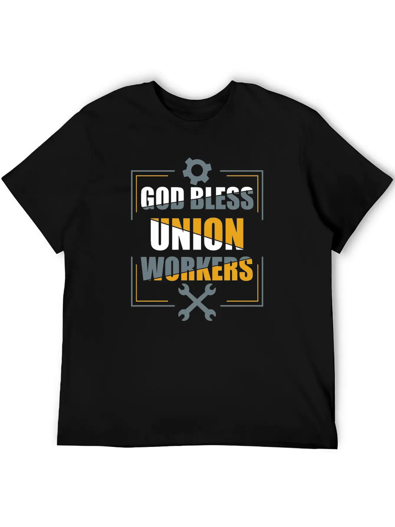 God Bless Union Workers Tshirt Timeless Short Sleeve Tee – Comfy And Minimalist Design