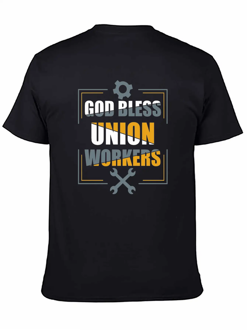 God Bless Union Workers Tshirt Timeless Short Sleeve Tee – Comfy And Minimalist Design