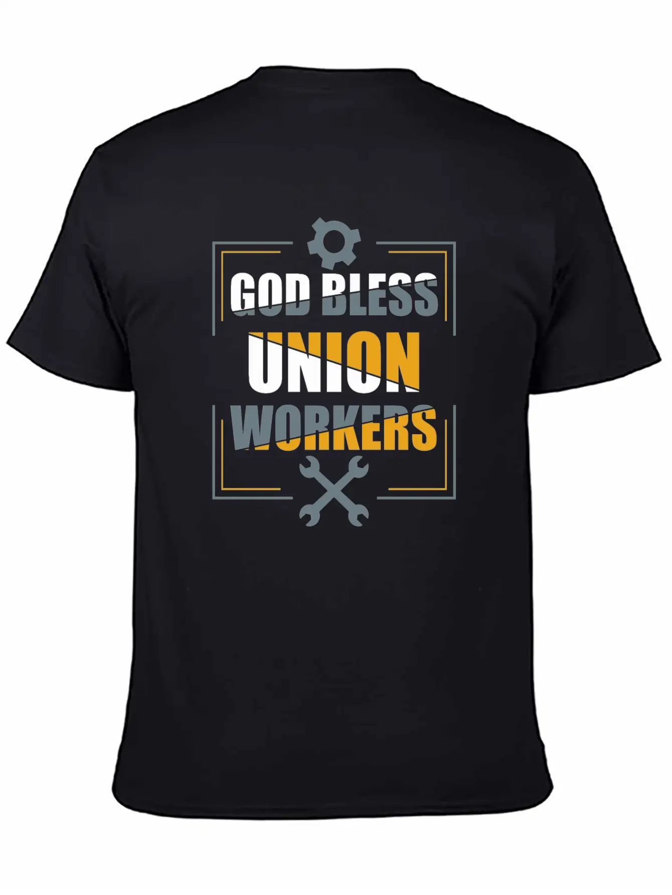 God Bless Union Workers Tshirt Timeless Short Sleeve Tee – Comfy And Minimalist Design
