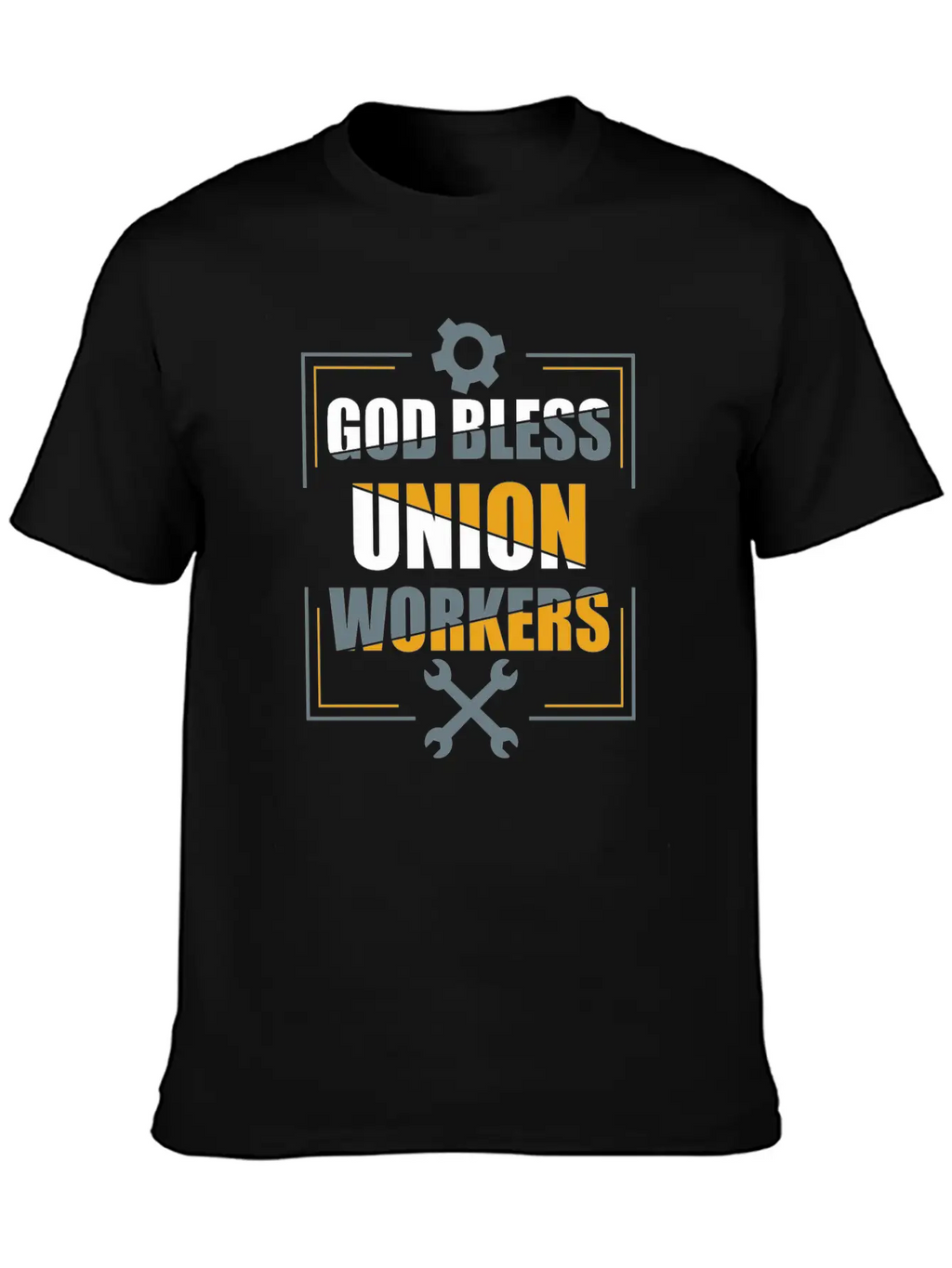 God Bless Union Workers Tshirt Timeless Short Sleeve Tee – Comfy And Minimalist Design