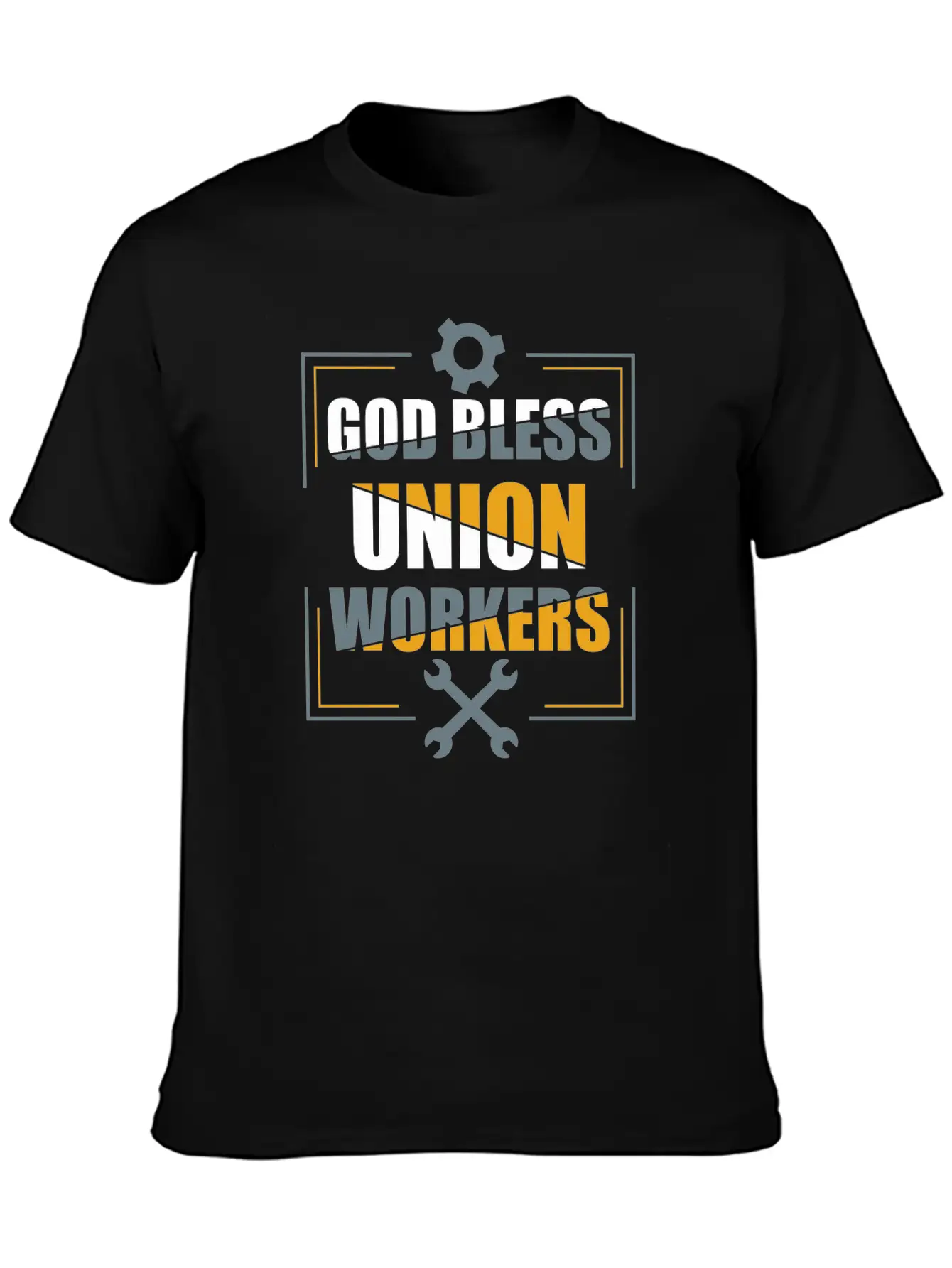 God Bless Union Workers Tshirt Timeless Short Sleeve Tee – Comfy And Minimalist Design