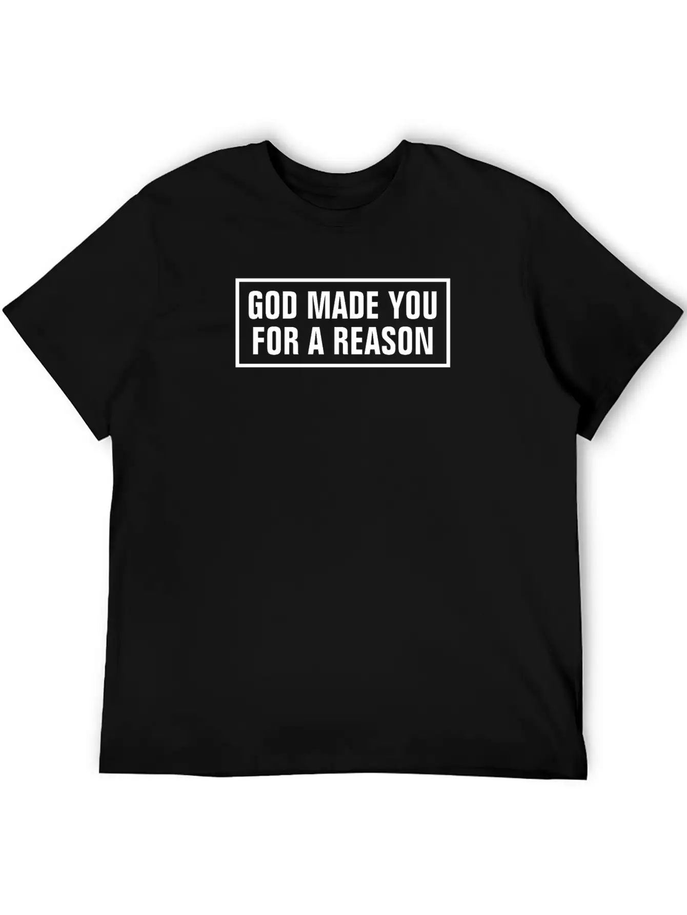 God Made You For A Reason - Christian Basic Graphic T-Shirt – Daily Comfort In Soft Cotton