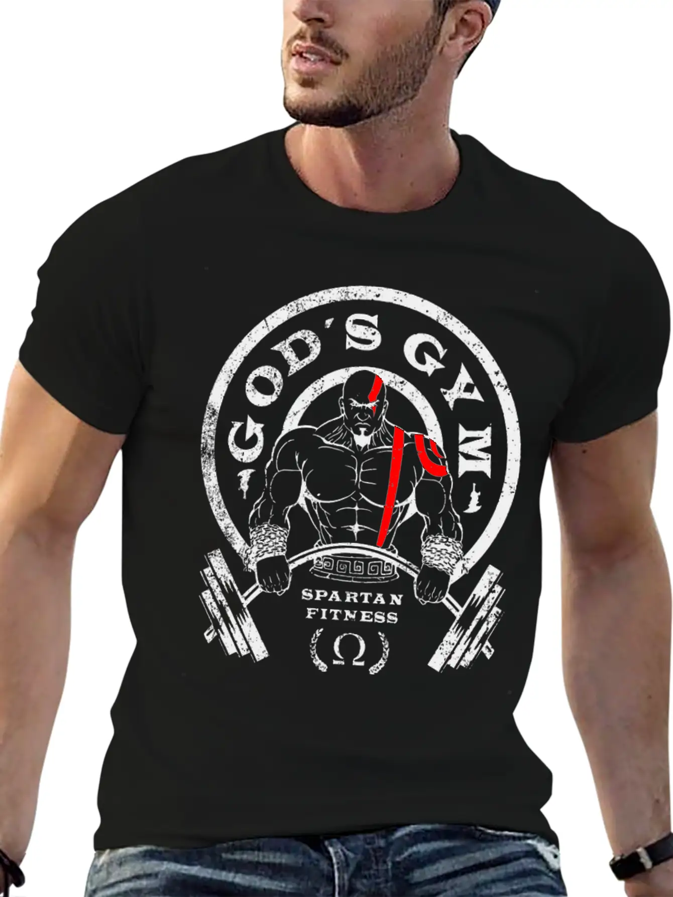 God S Gym Relaxed Everyday Tee – Lightweight And Durable Cotton