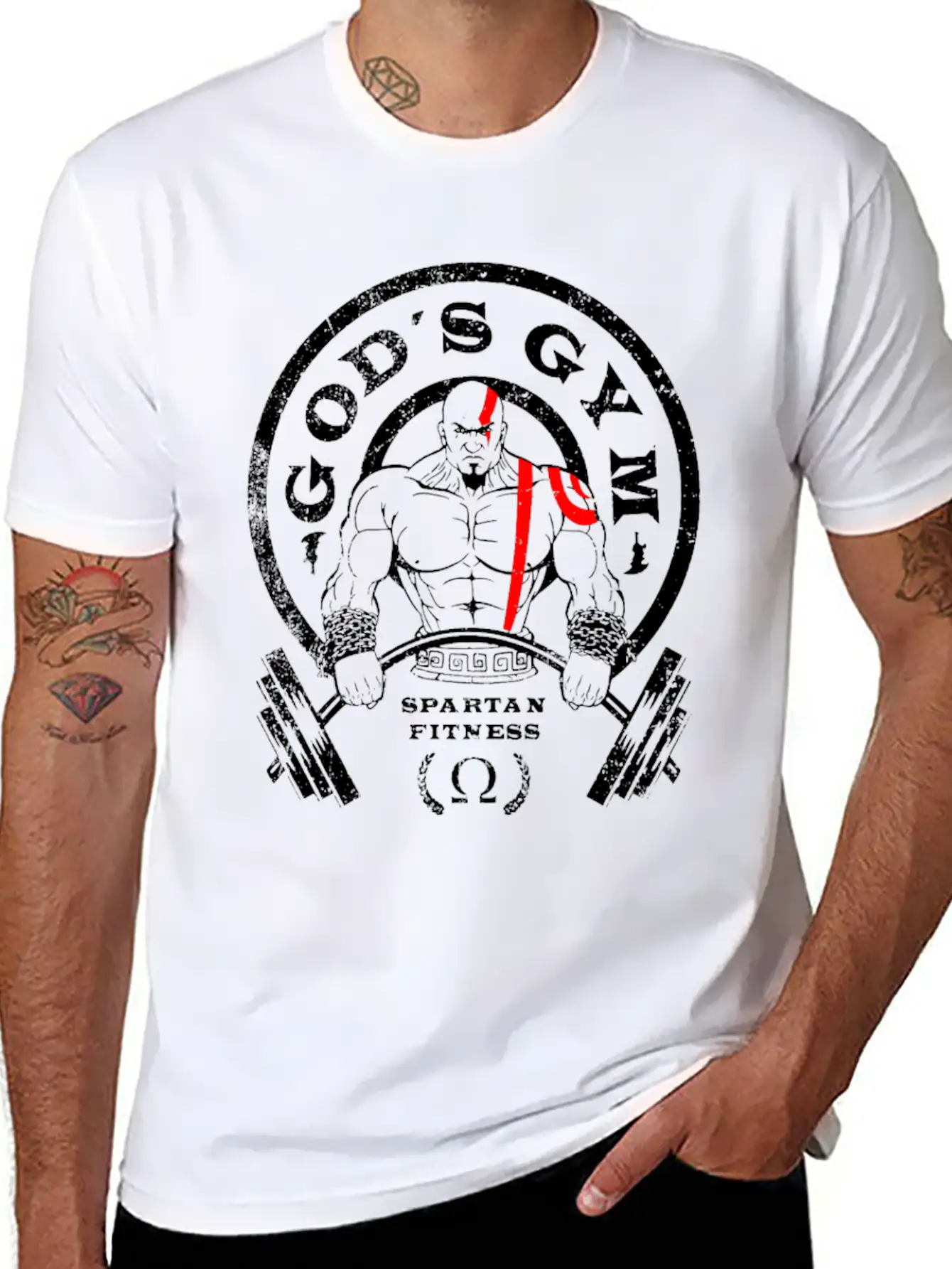 God S Gym Relaxed Everyday Tee – Lightweight And Durable Cotton