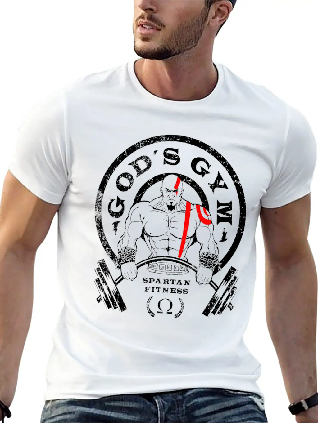 God S Gym Relaxed Everyday Tee – Lightweight And Durable Cotton