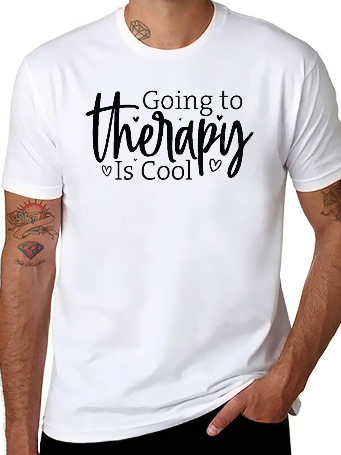 Going To Therapy Is Cool Unisex Casual T-Shirt – Clean Design For Daily Comfort