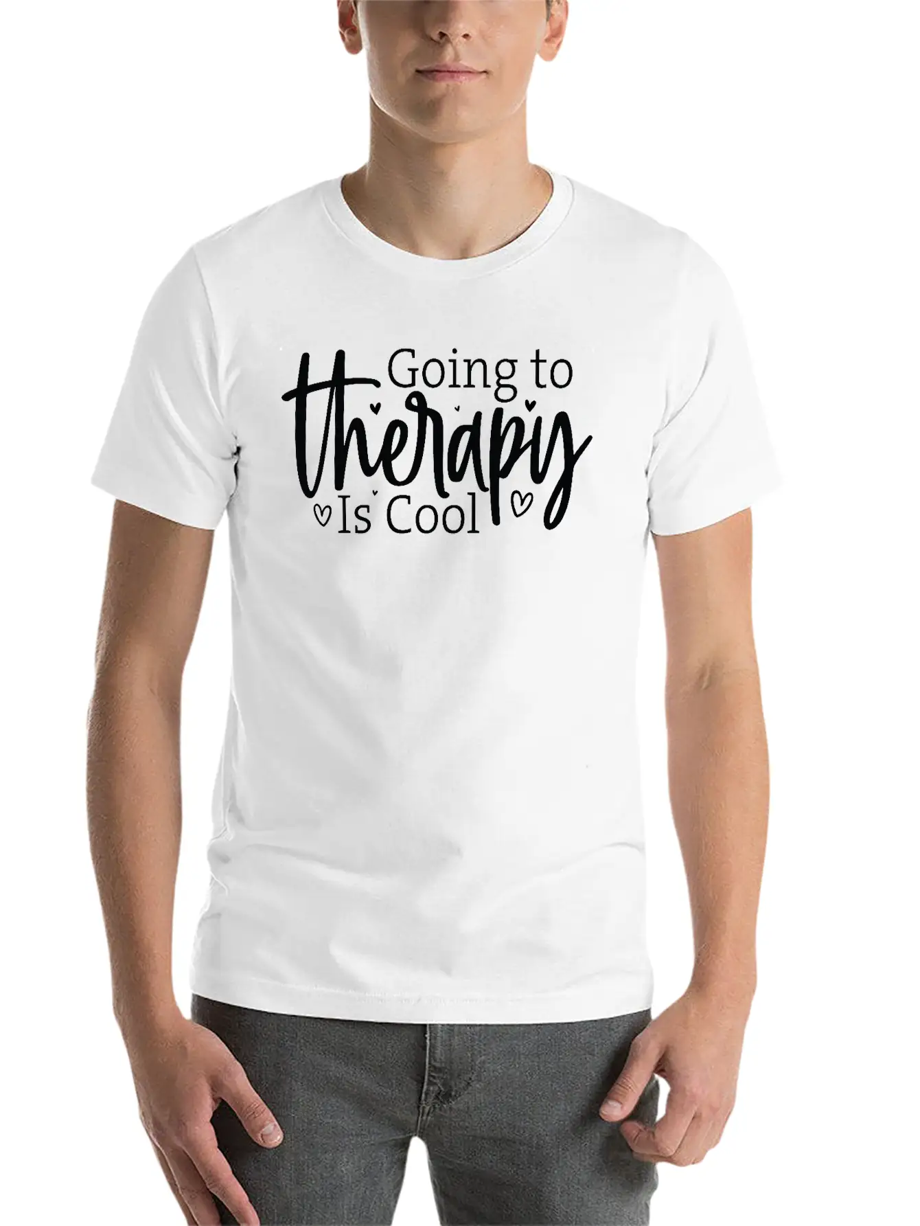 Going To Therapy Is Cool Unisex Casual T-Shirt – Clean Design For Daily Comfort