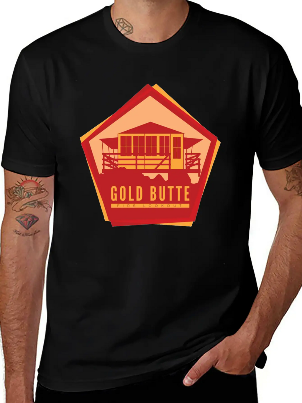 Gold Butte Stylish Everyday T-Shirt – Unisex Basic Cotton Tee