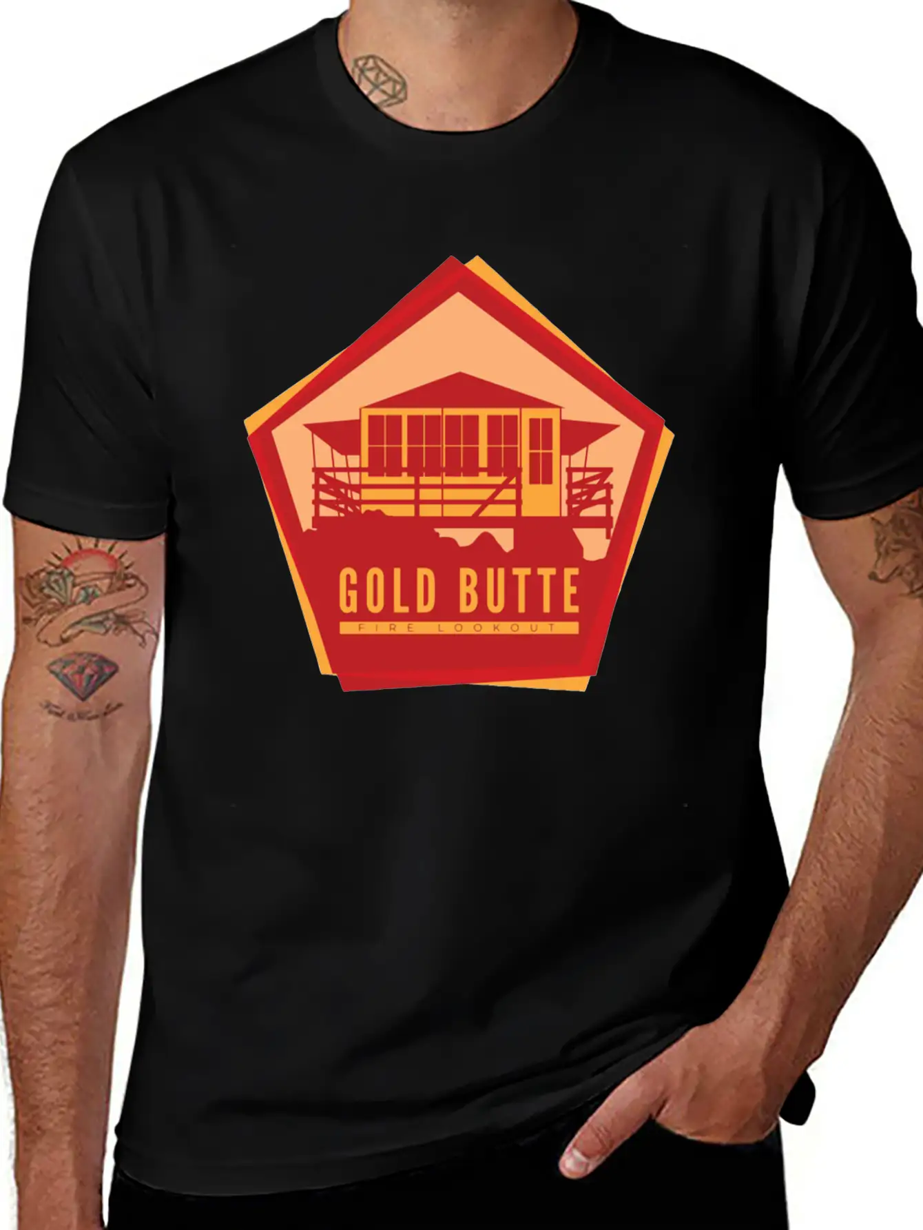 Gold Butte Stylish Everyday T-Shirt – Unisex Basic Cotton Tee