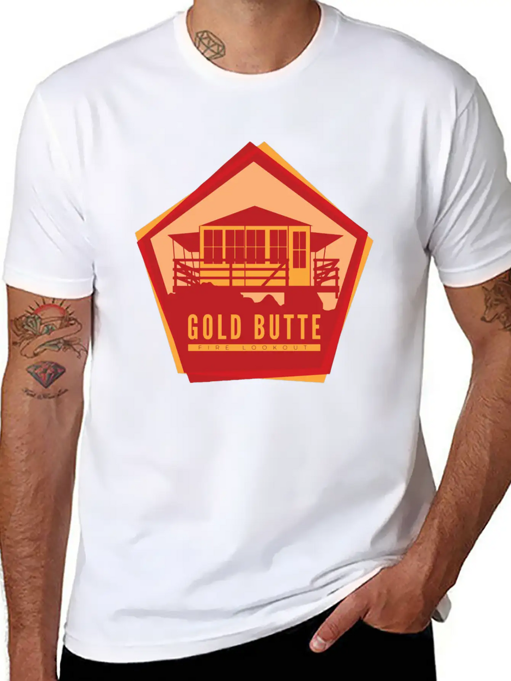 Gold Butte Stylish Everyday T-Shirt – Unisex Basic Cotton Tee