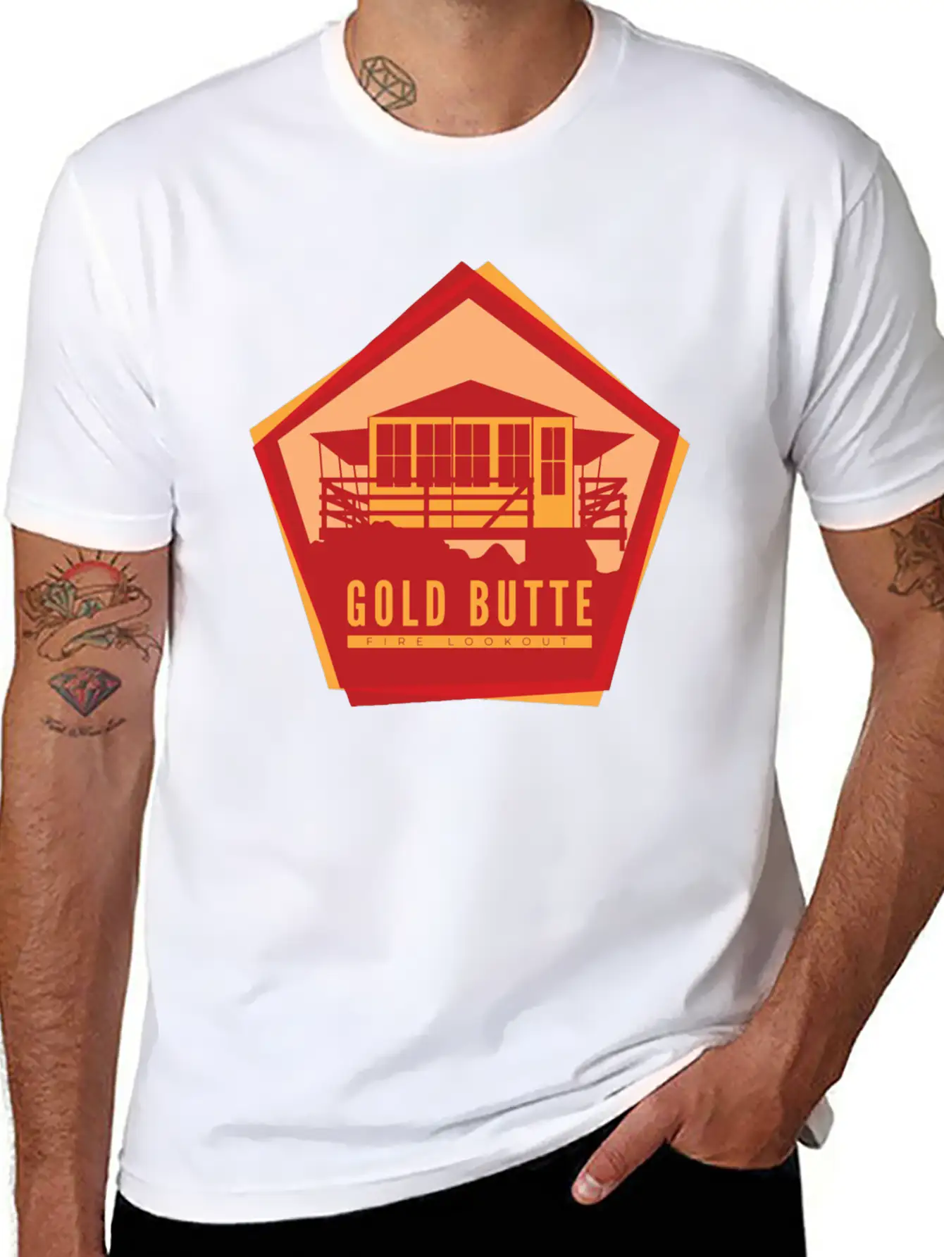 Gold Butte Stylish Everyday T-Shirt – Unisex Basic Cotton Tee