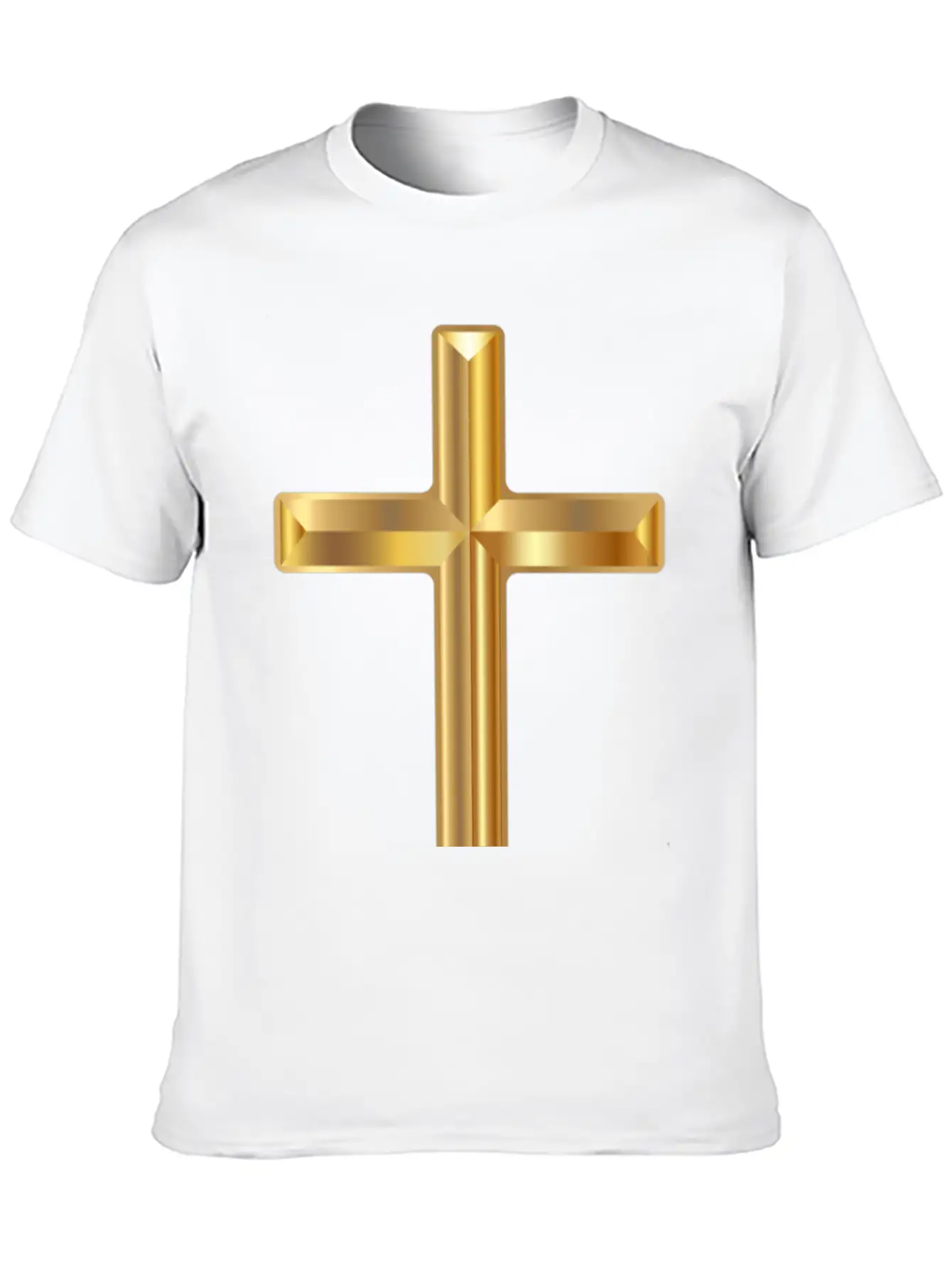 Gold Cross Classic Cotton Tee – Unisex Comfort For Any Season