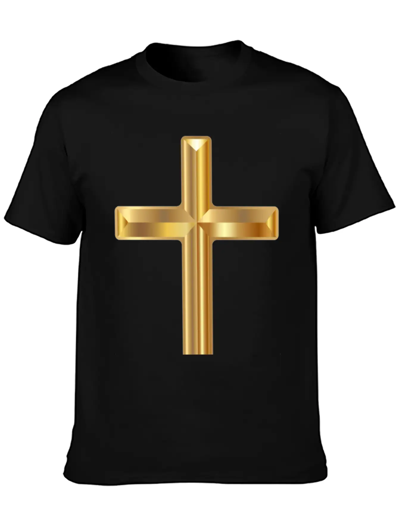 Gold Cross Classic Cotton Tee – Unisex Comfort For Any Season