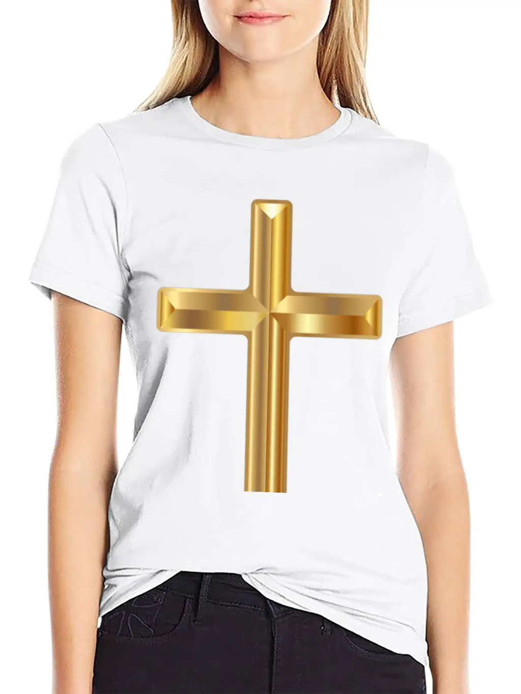 Gold Cross Classic Cotton Tee – Unisex Comfort For Any Season