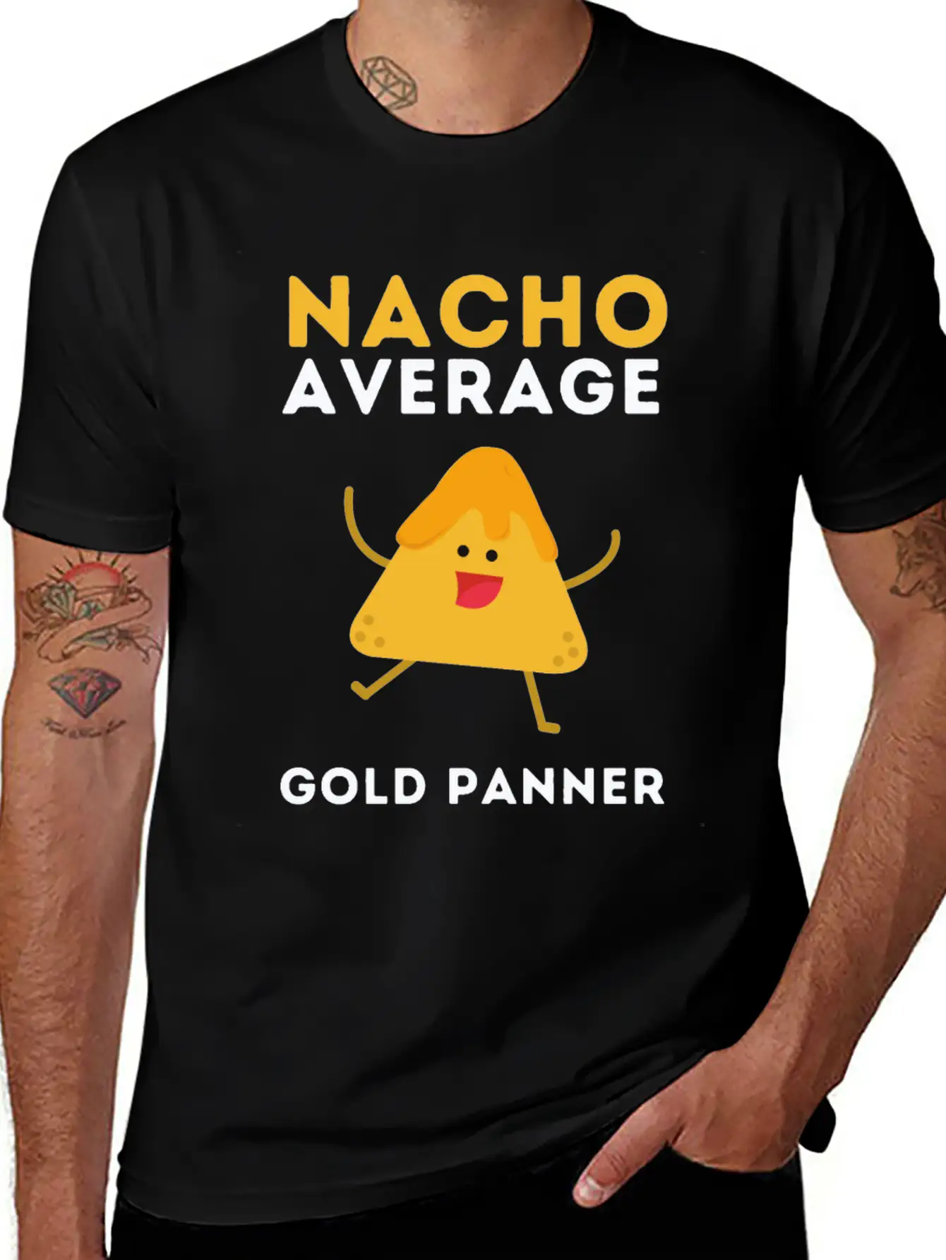 Gold Digging And Gold Panning Miner Mining Stylish Everyday T-Shirt – Unisex Basic Cotton Tee