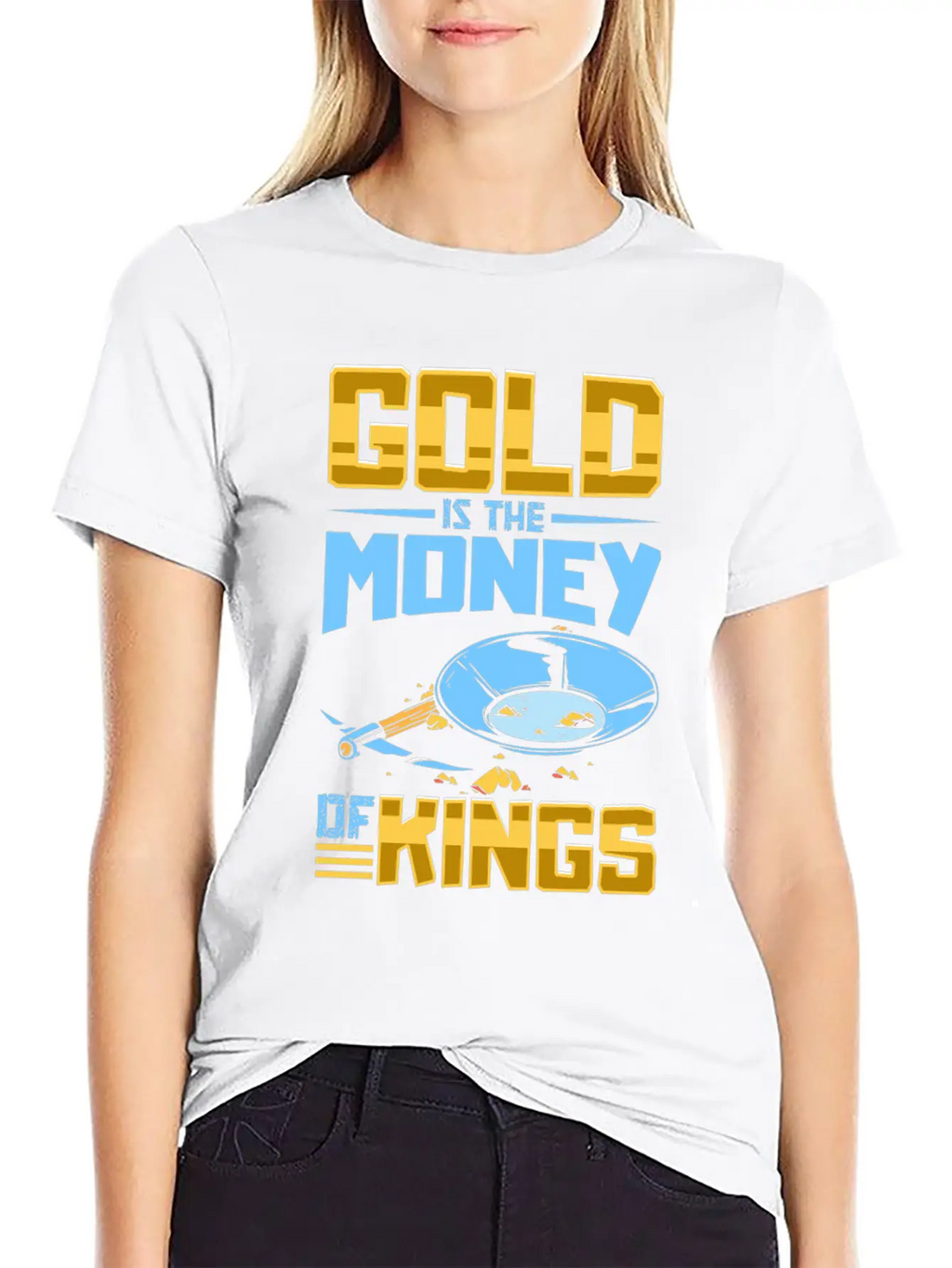 Gold Digging Gold Mining Gold Panning Gold Mine Basic Graphic T-Shirt – Daily Comfort In Soft Cotton