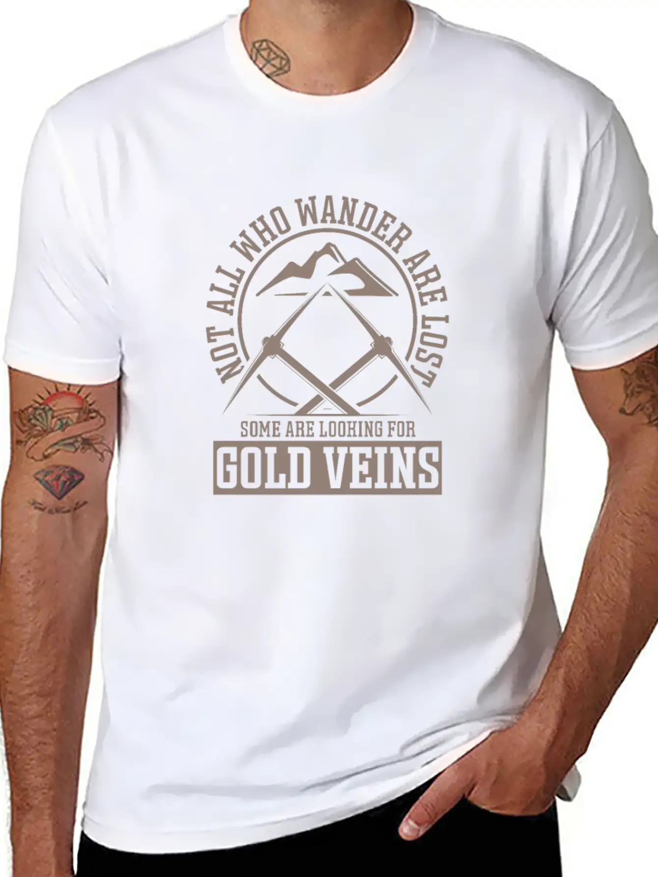 Gold Digging Gold Mining Gold Panning Gold Mine Unisex Casual T-Shirt – Clean Design For Daily Comfort