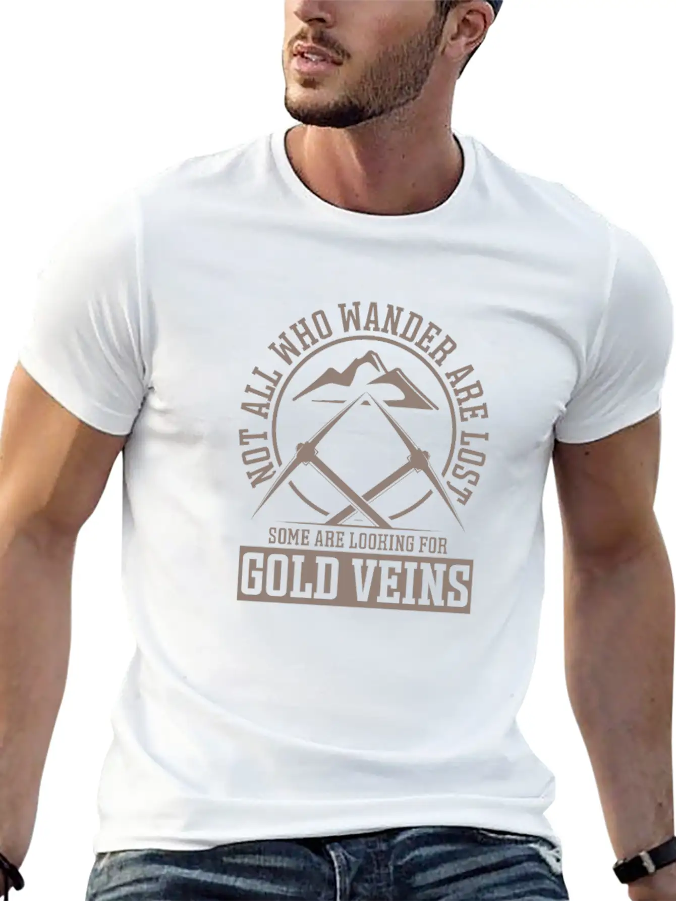 Gold Digging Gold Mining Gold Panning Gold Mine Unisex Casual T-Shirt – Clean Design For Daily Comfort