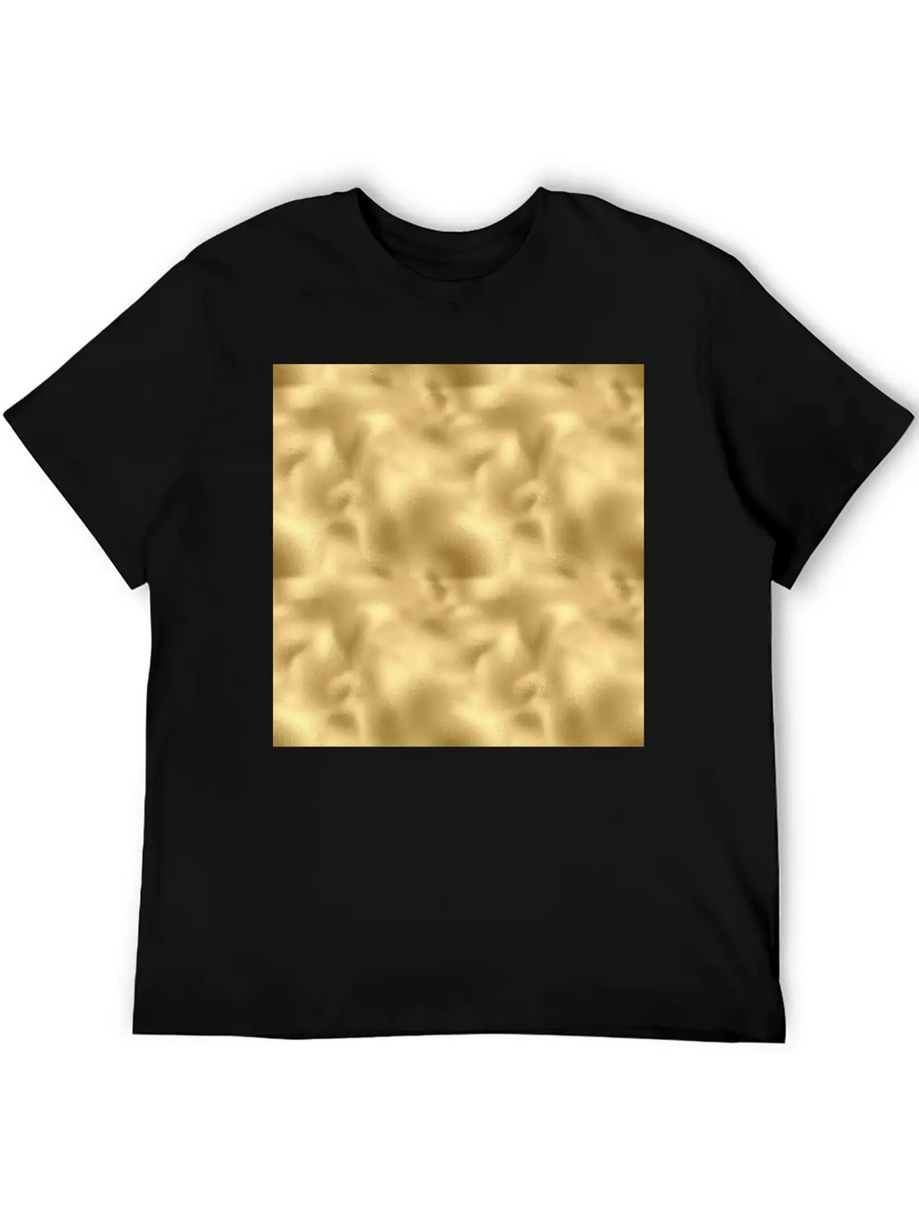 Gold Foil Texture Stylish Everyday T-Shirt – Unisex Basic Cotton Tee