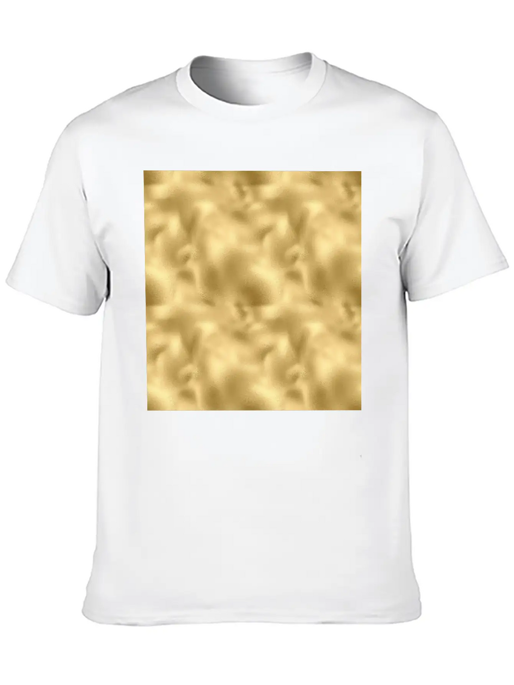 Gold Foil Texture Stylish Everyday T-Shirt – Unisex Basic Cotton Tee