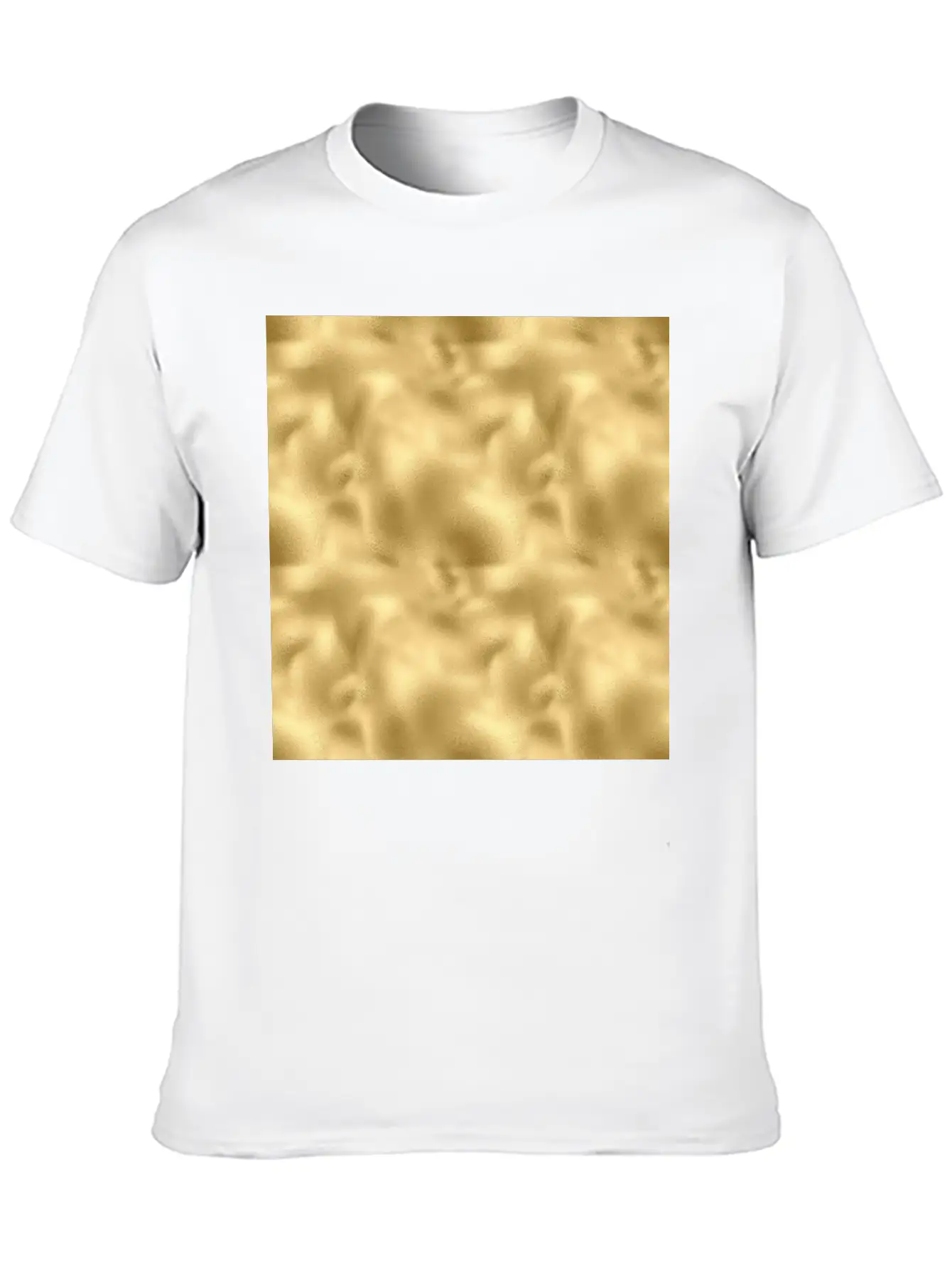 Gold Foil Texture Stylish Everyday T-Shirt – Unisex Basic Cotton Tee