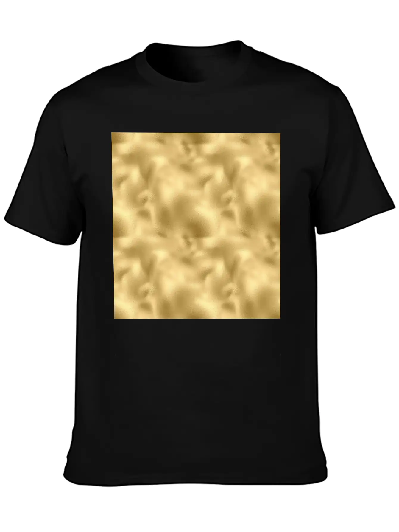 Gold Foil Texture Stylish Everyday T-Shirt – Unisex Basic Cotton Tee