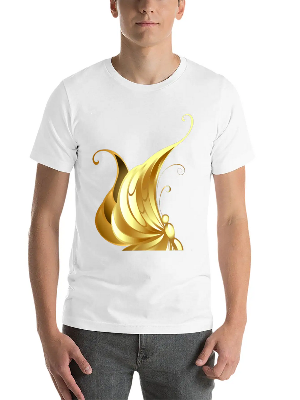 Gold Jewelry Jevel Cool Butterfly Insect Vector Breathable Graphic T-Shirt – Perfect For Casual Days