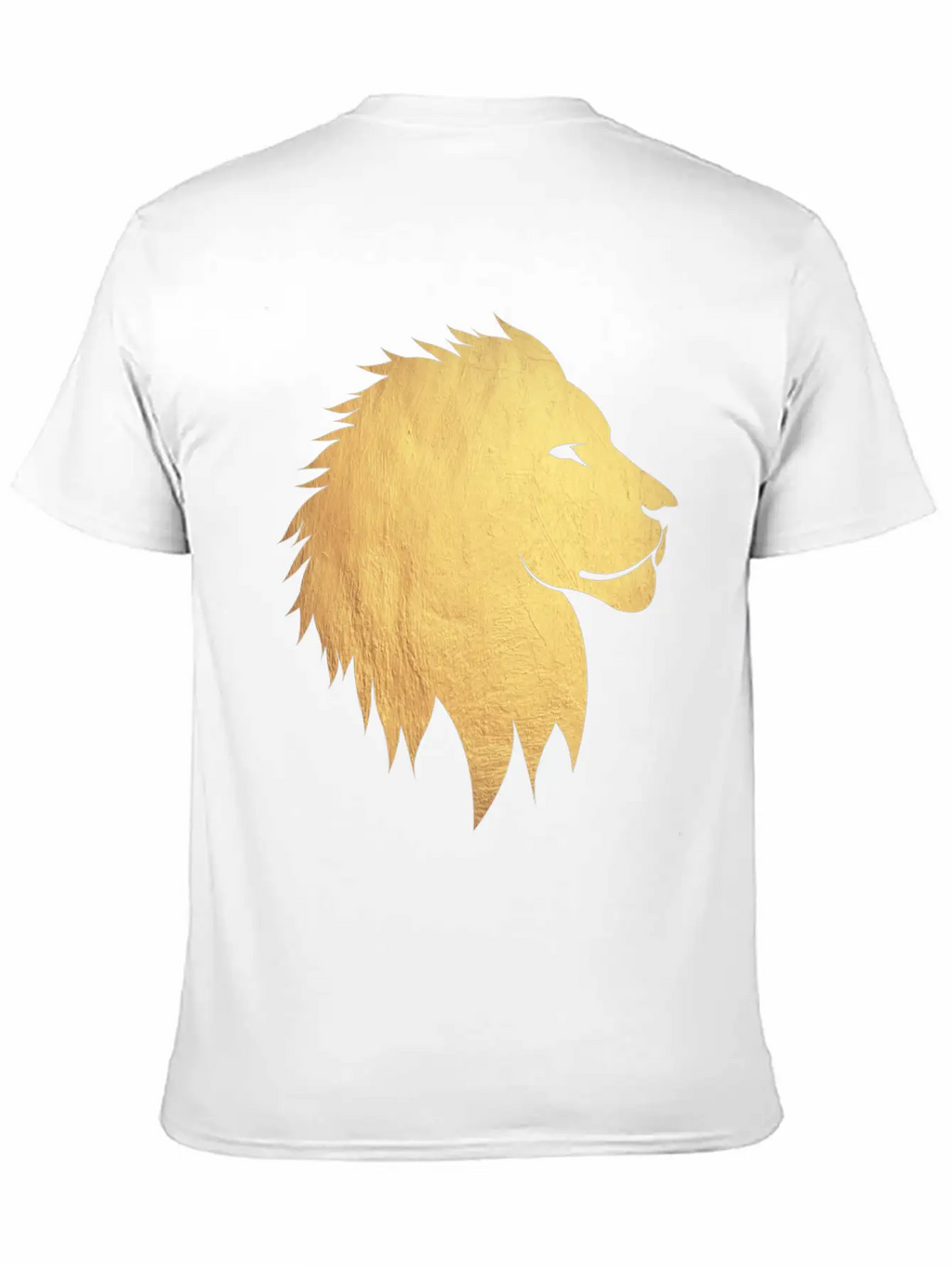 Gold Lion Breathable Graphic T-Shirt – Perfect For Casual Days