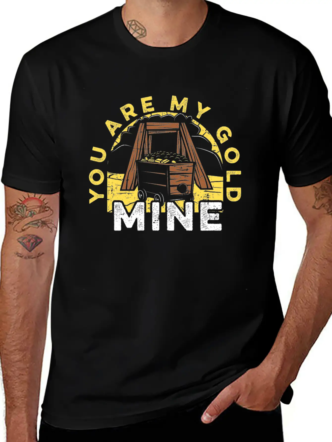 Gold Mining Classic Cotton Tee – Unisex Comfort For Any Season