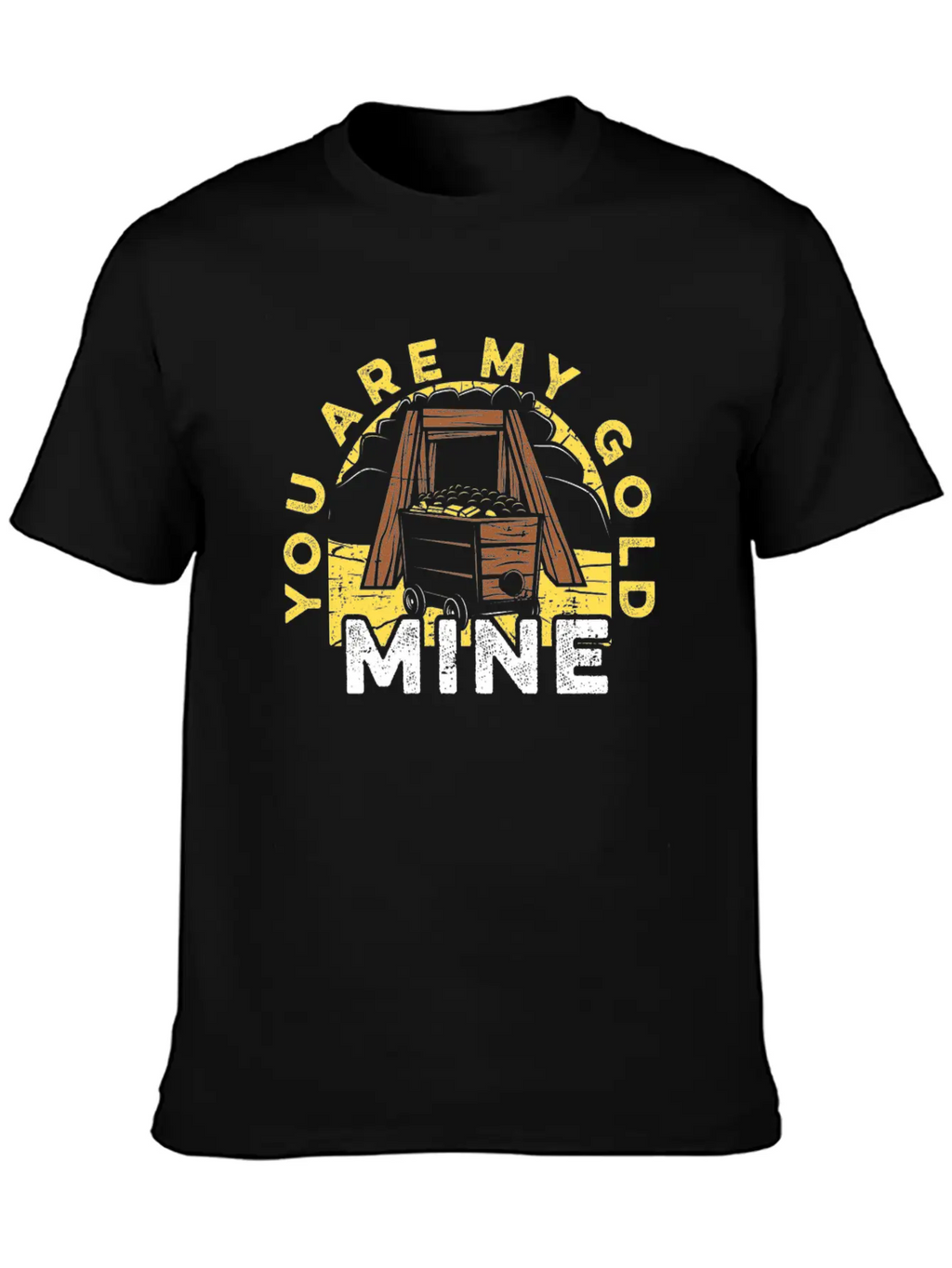 Gold Mining Classic Cotton Tee – Unisex Comfort For Any Season