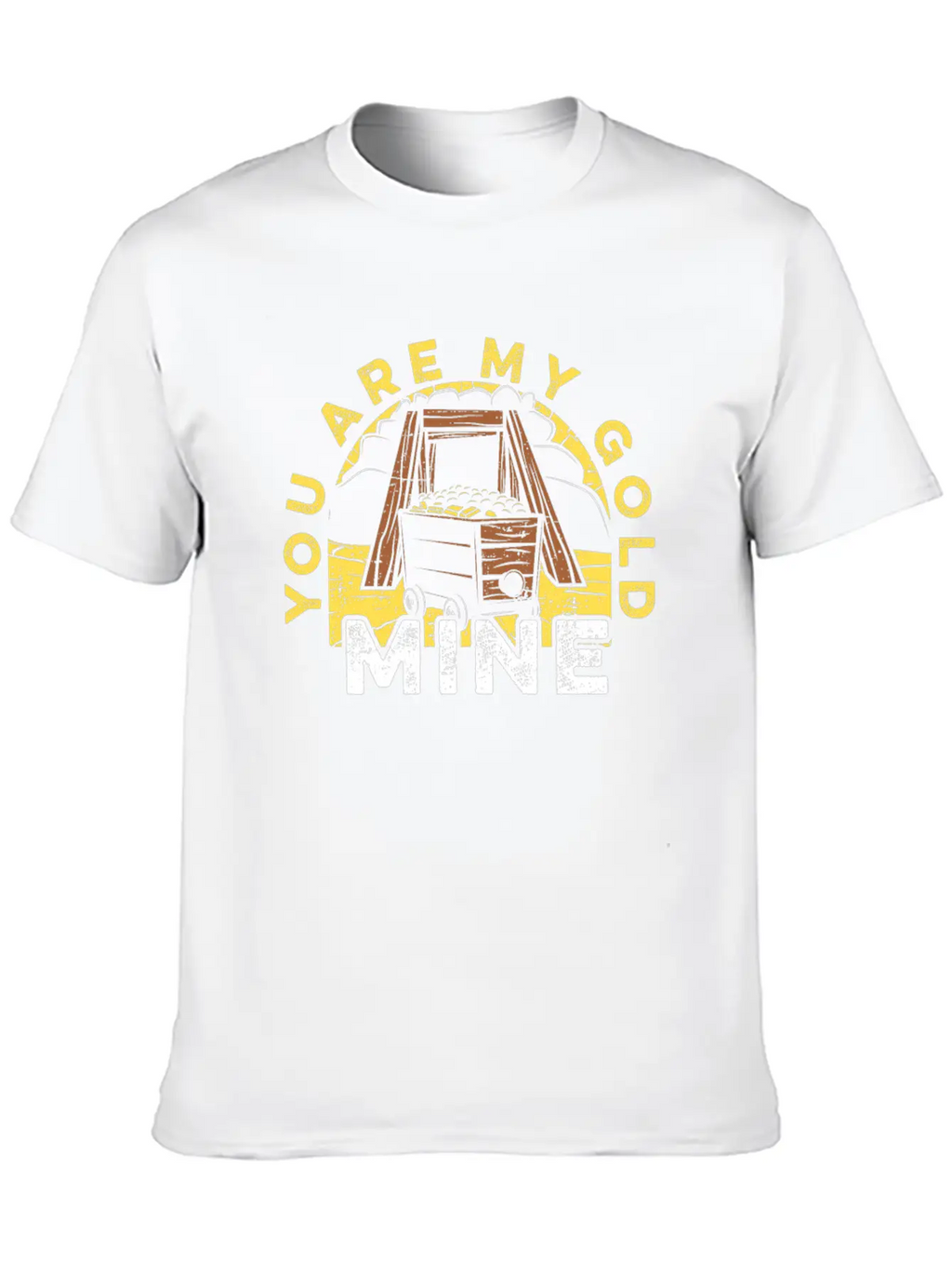 Gold Mining Classic Cotton Tee – Unisex Comfort For Any Season