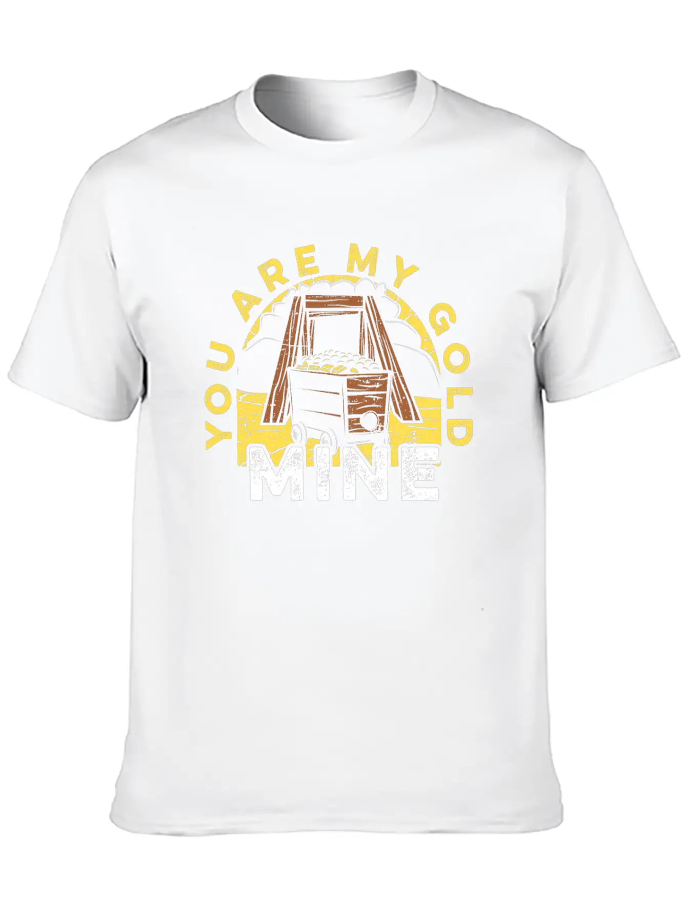 Gold Mining Classic Cotton Tee – Unisex Comfort For Any Season