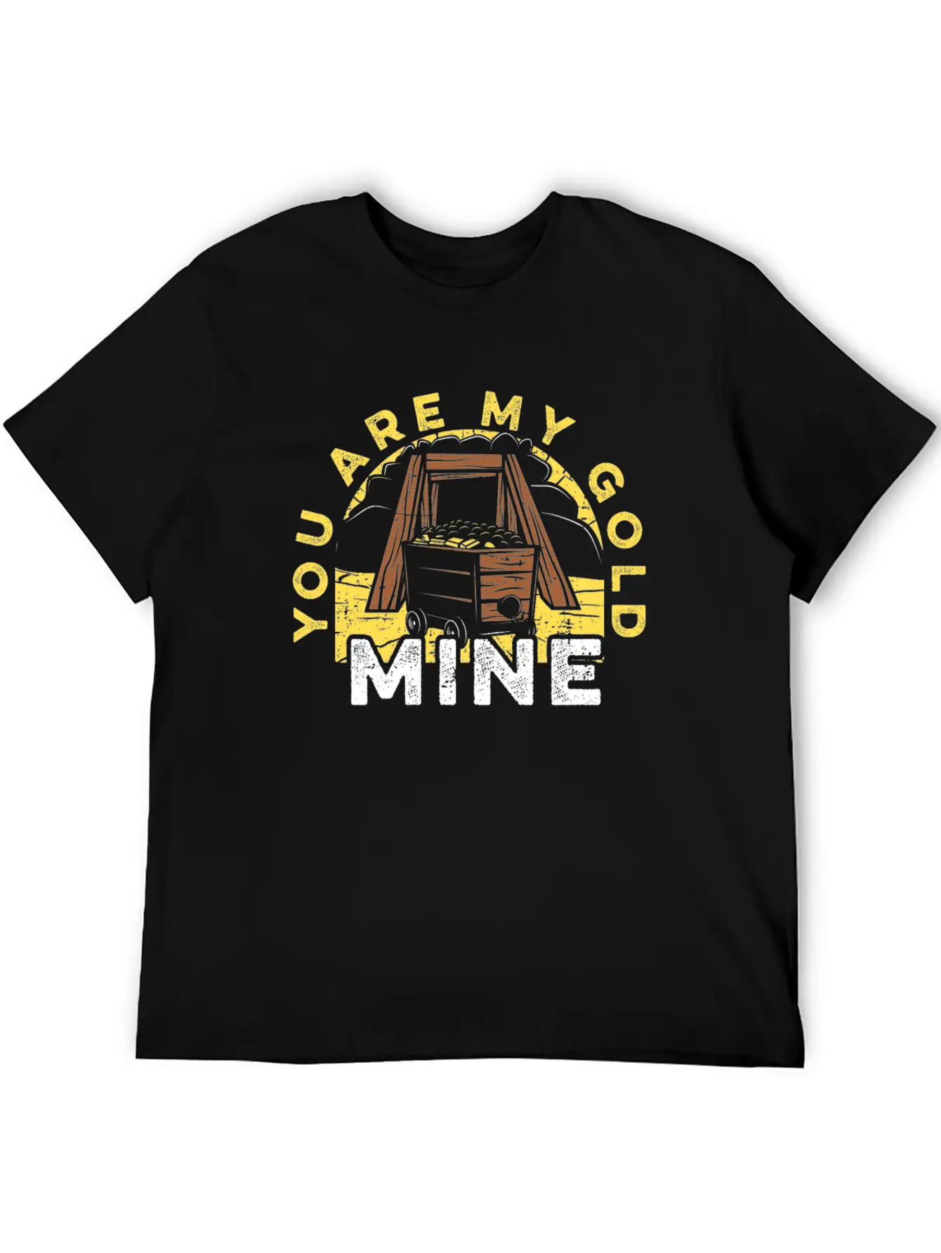 Gold Mining Classic Cotton Tee – Unisex Comfort For Any Season