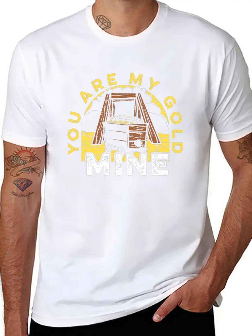 Gold Mining Classic Cotton Tee – Unisex Comfort For Any Season