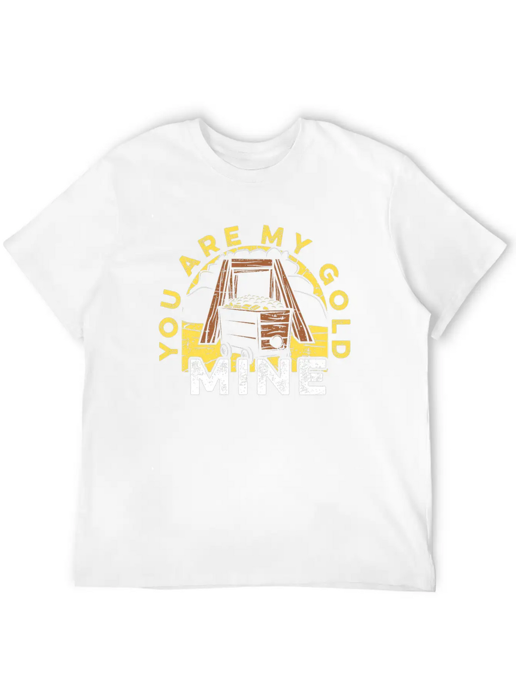 Gold Mining Classic Cotton Tee – Unisex Comfort For Any Season