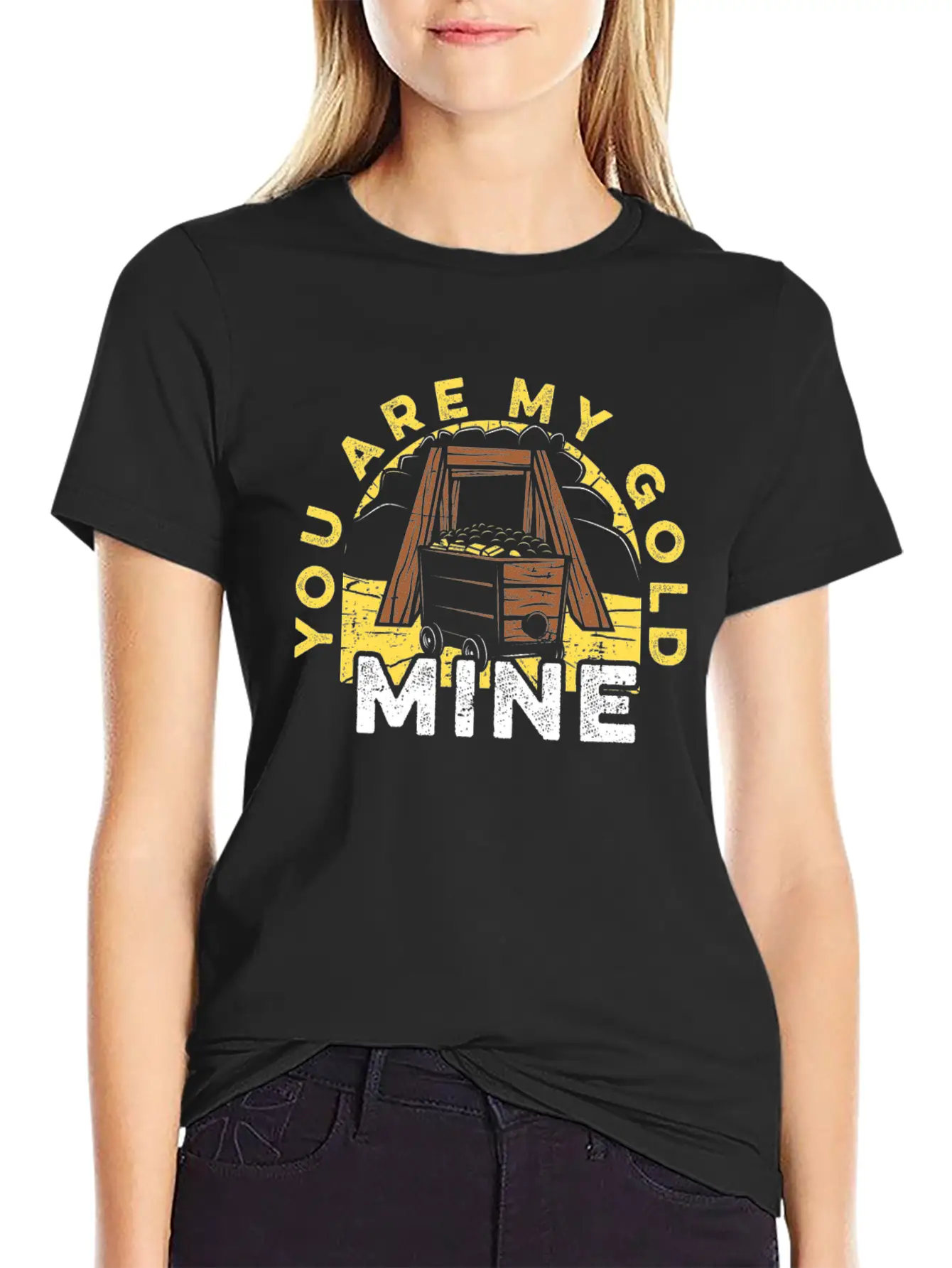 Gold Mining Classic Cotton Tee – Unisex Comfort For Any Season