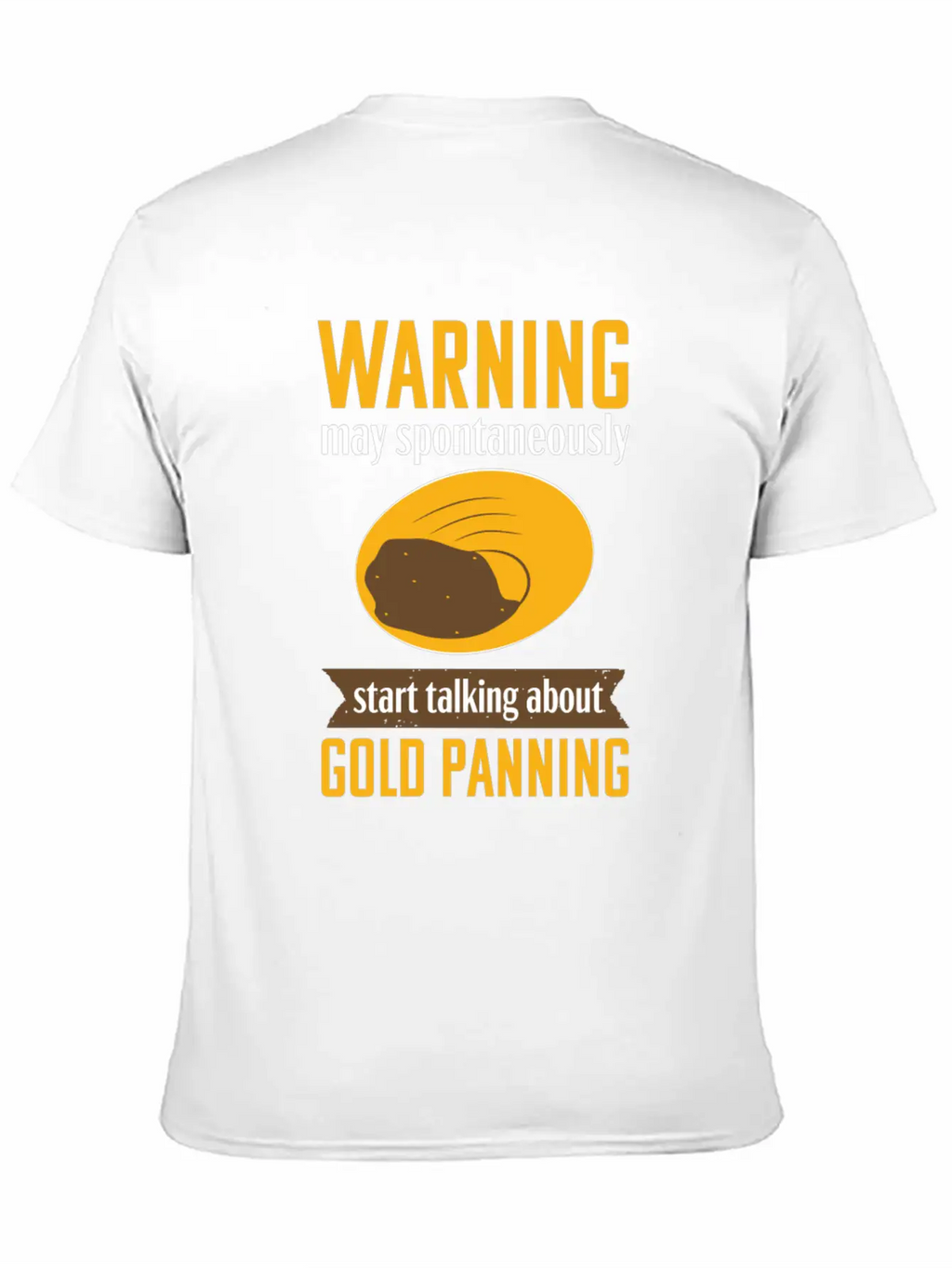 Gold Panning Funny Warning Mining Prospecting Timeless Short Sleeve Tee – Comfy And Minimalist Design