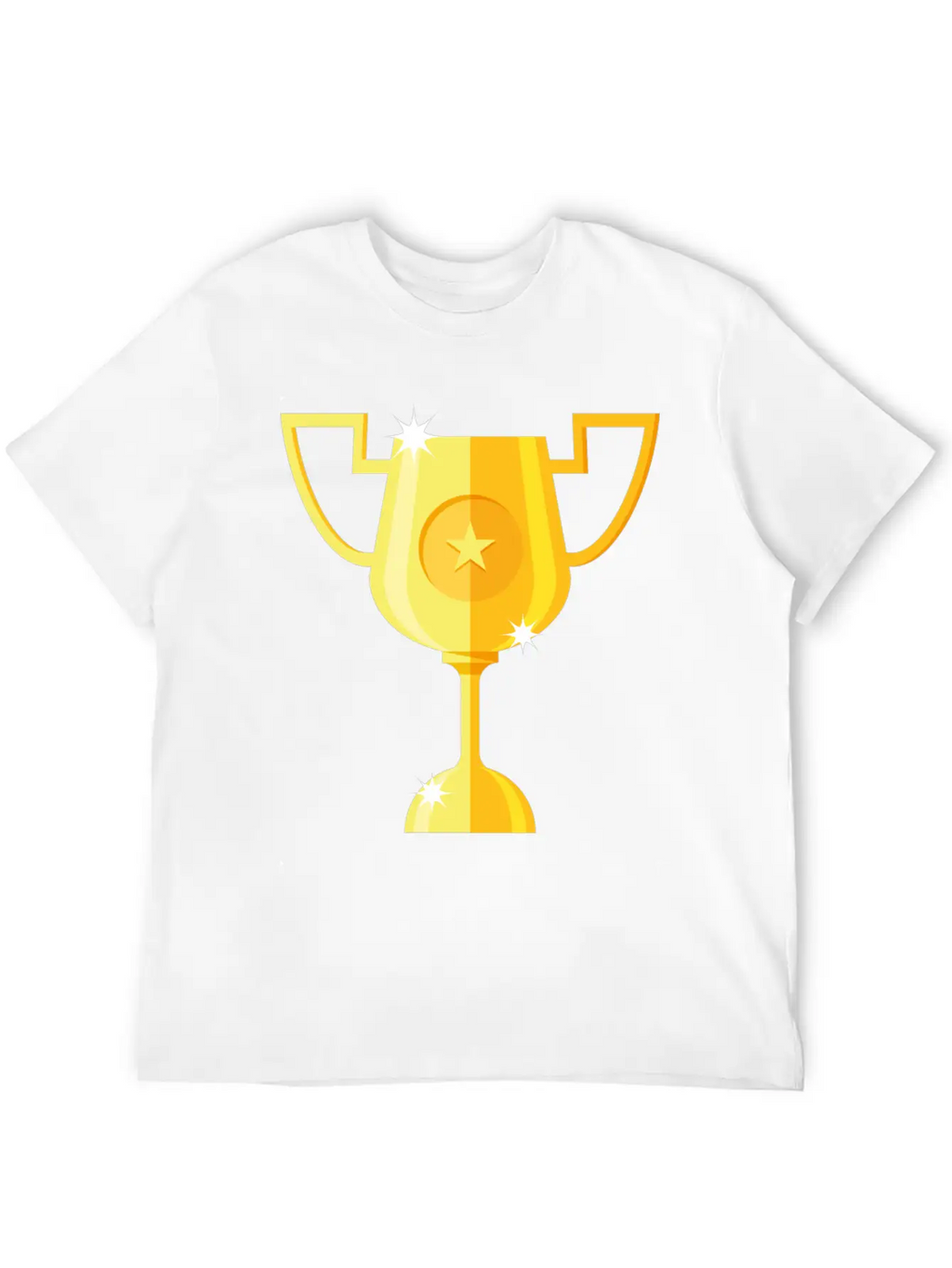 Gold Trophy Stylish Everyday T-Shirt – Unisex Basic Cotton Tee
