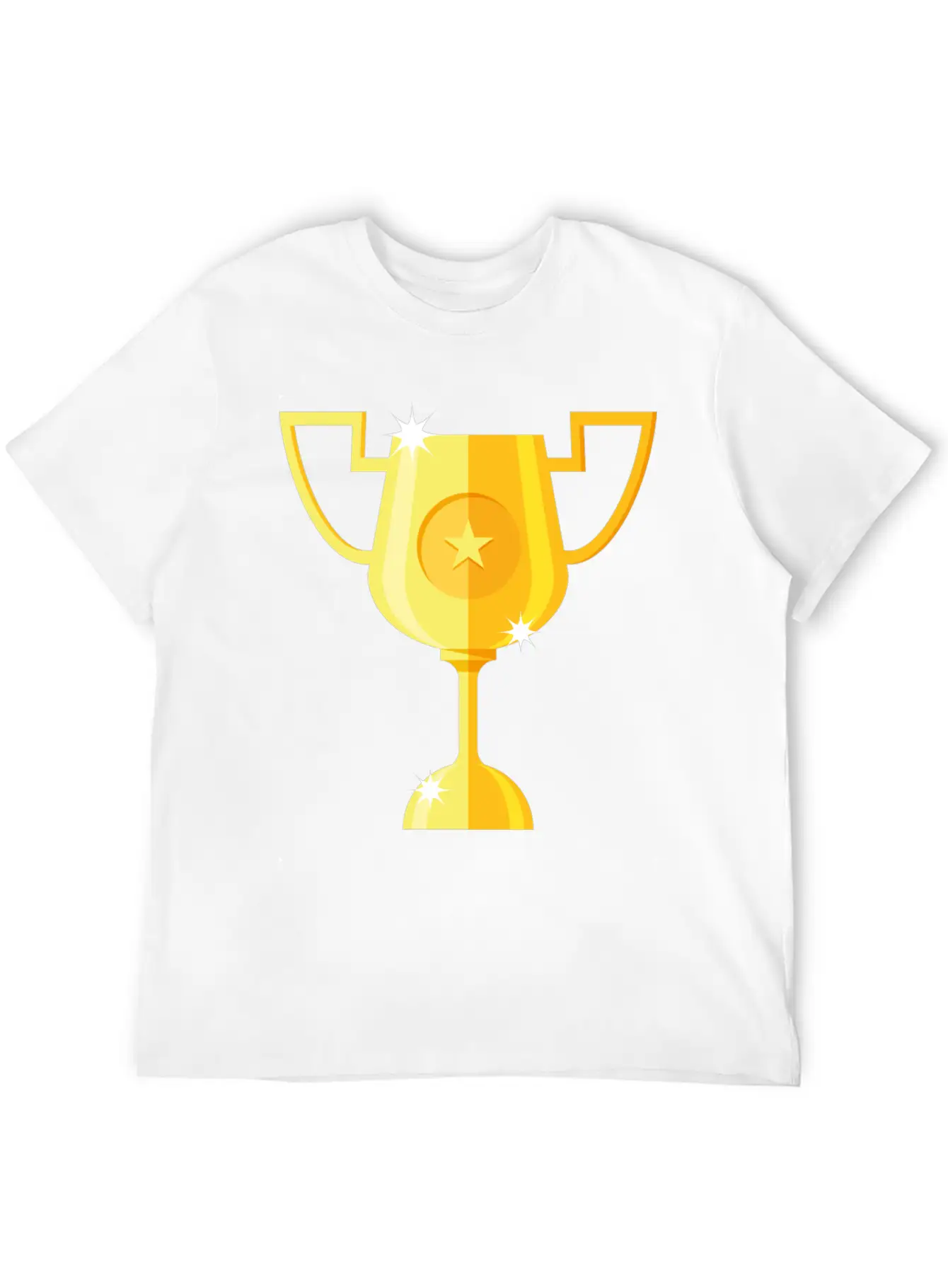 Gold Trophy Stylish Everyday T-Shirt – Unisex Basic Cotton Tee