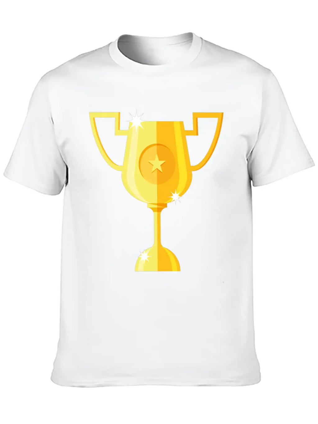 Gold Trophy Stylish Everyday T-Shirt – Unisex Basic Cotton Tee