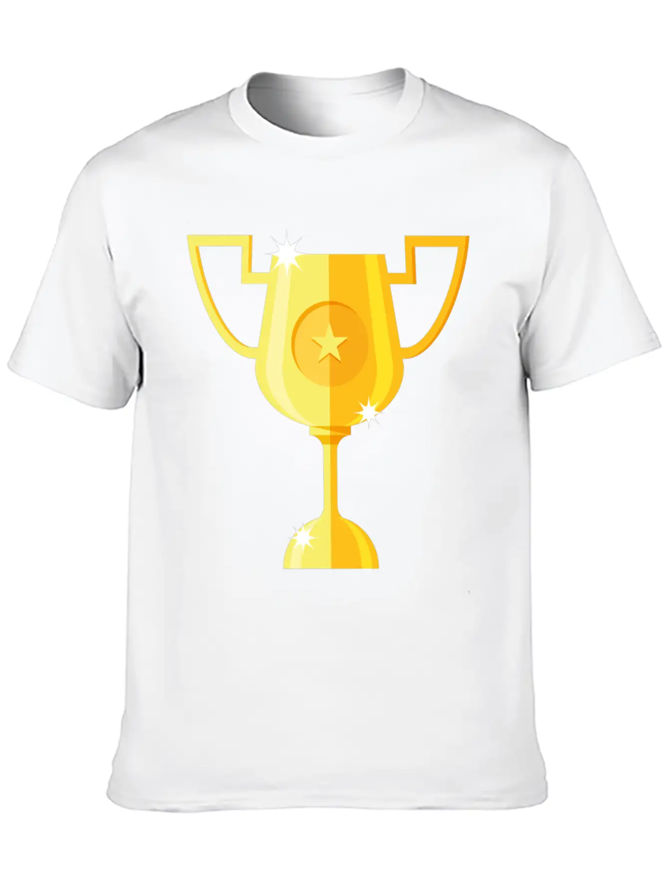 Gold Trophy Stylish Everyday T-Shirt – Unisex Basic Cotton Tee