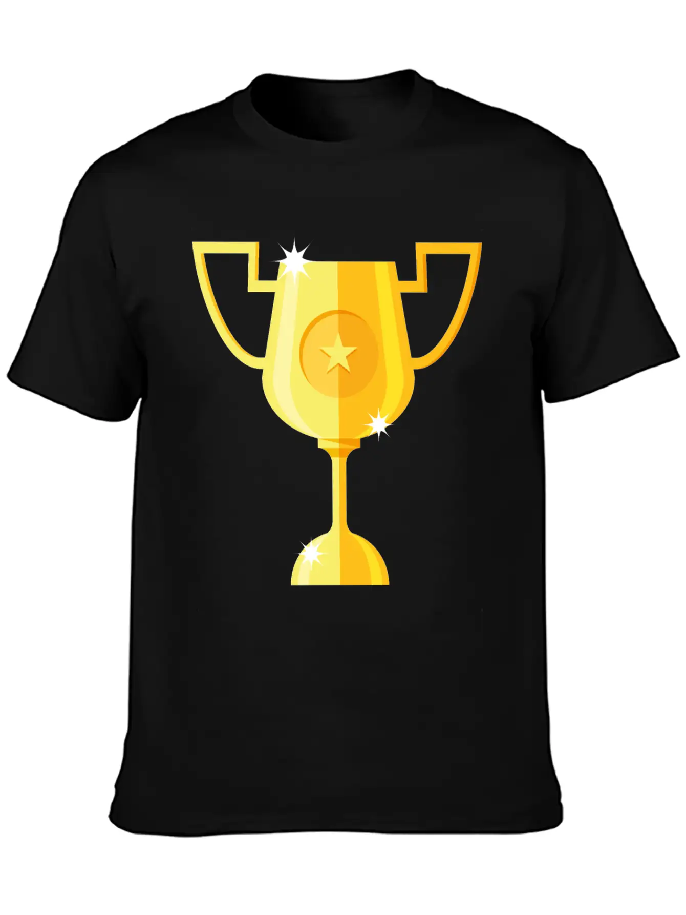 Gold Trophy Stylish Everyday T-Shirt – Unisex Basic Cotton Tee