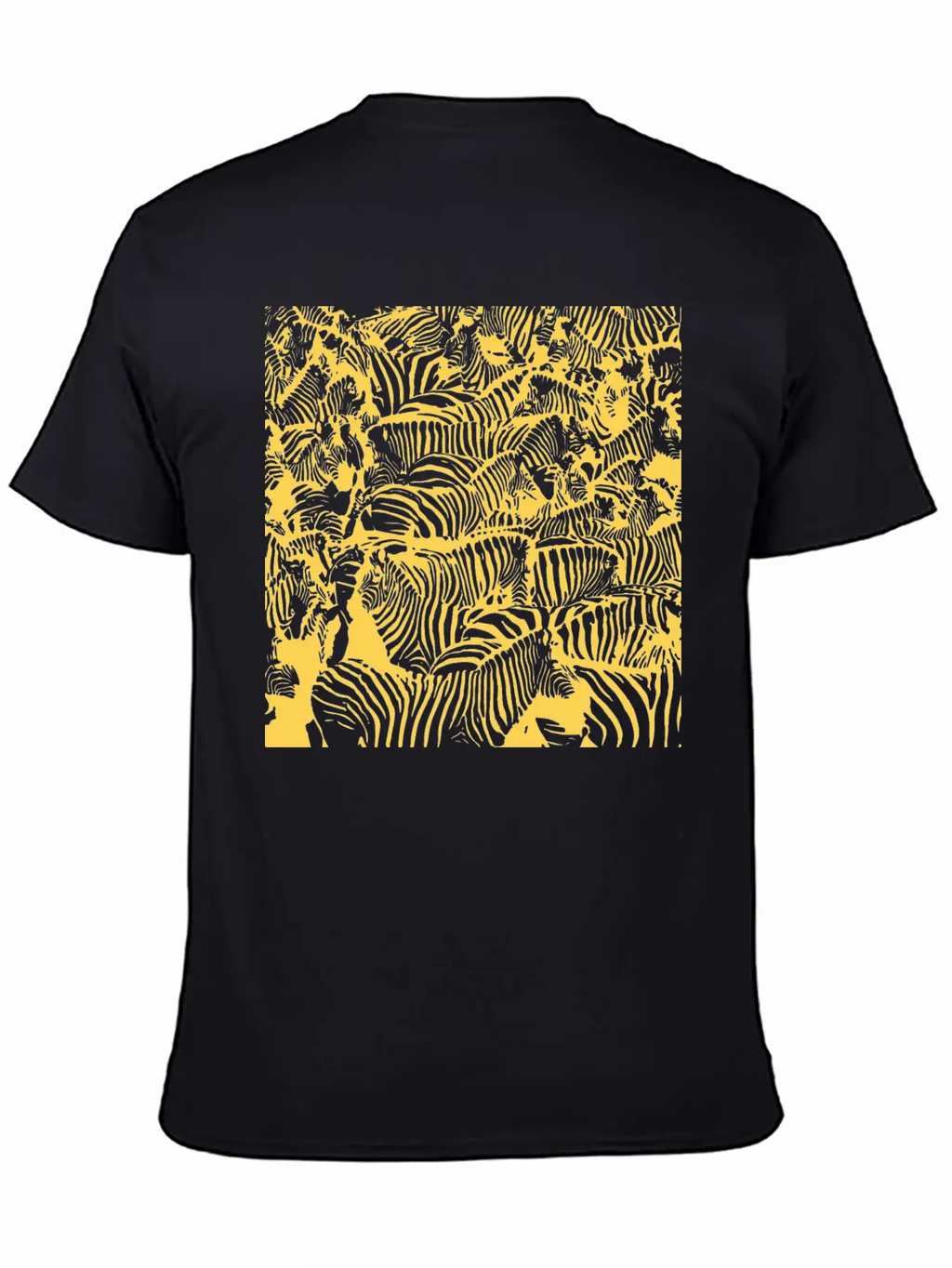 Gold Zebras Breathable Soft Cotton T-Shirt – Timeless Casual Look
